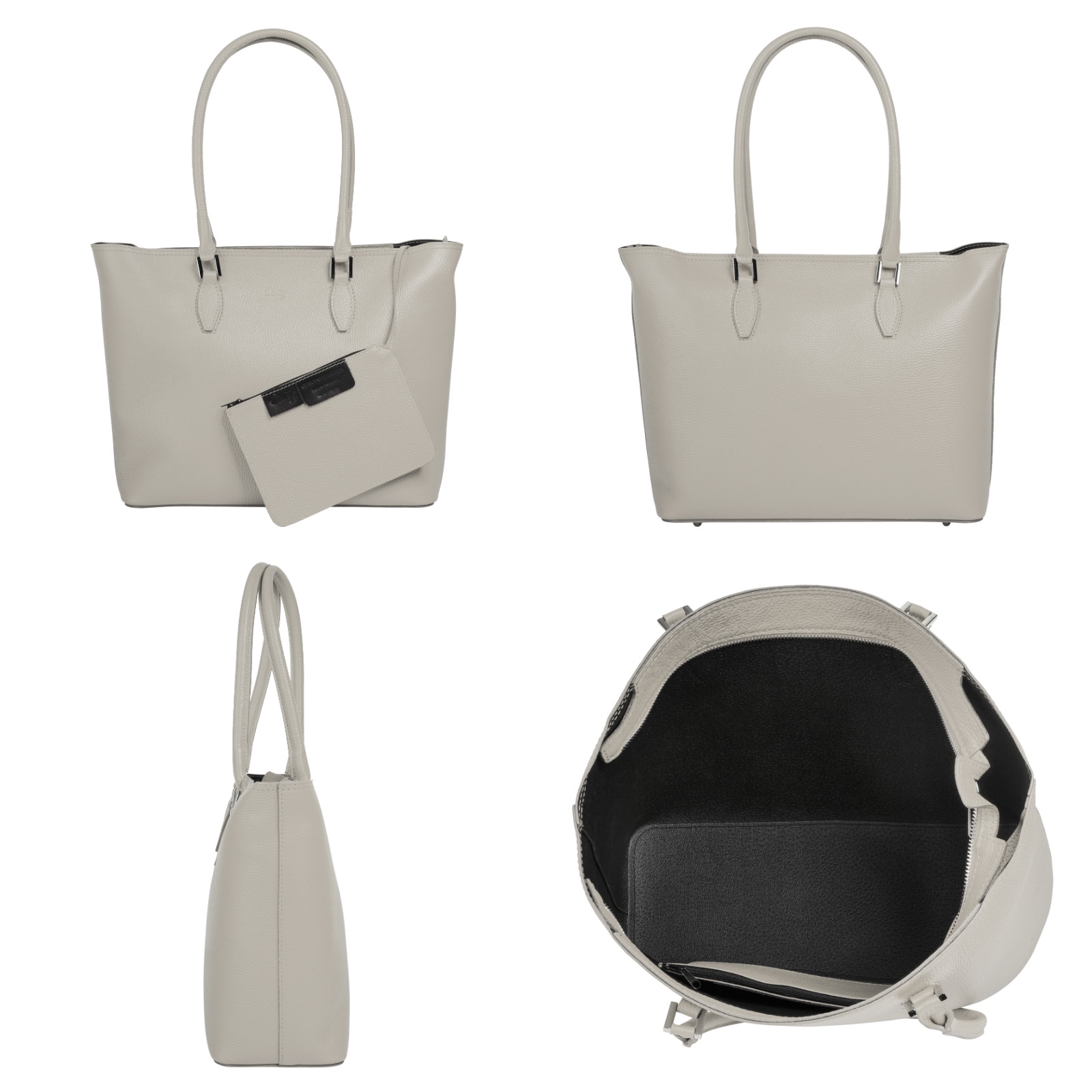 Cluty Shopper, echt Leder, Made in Italy