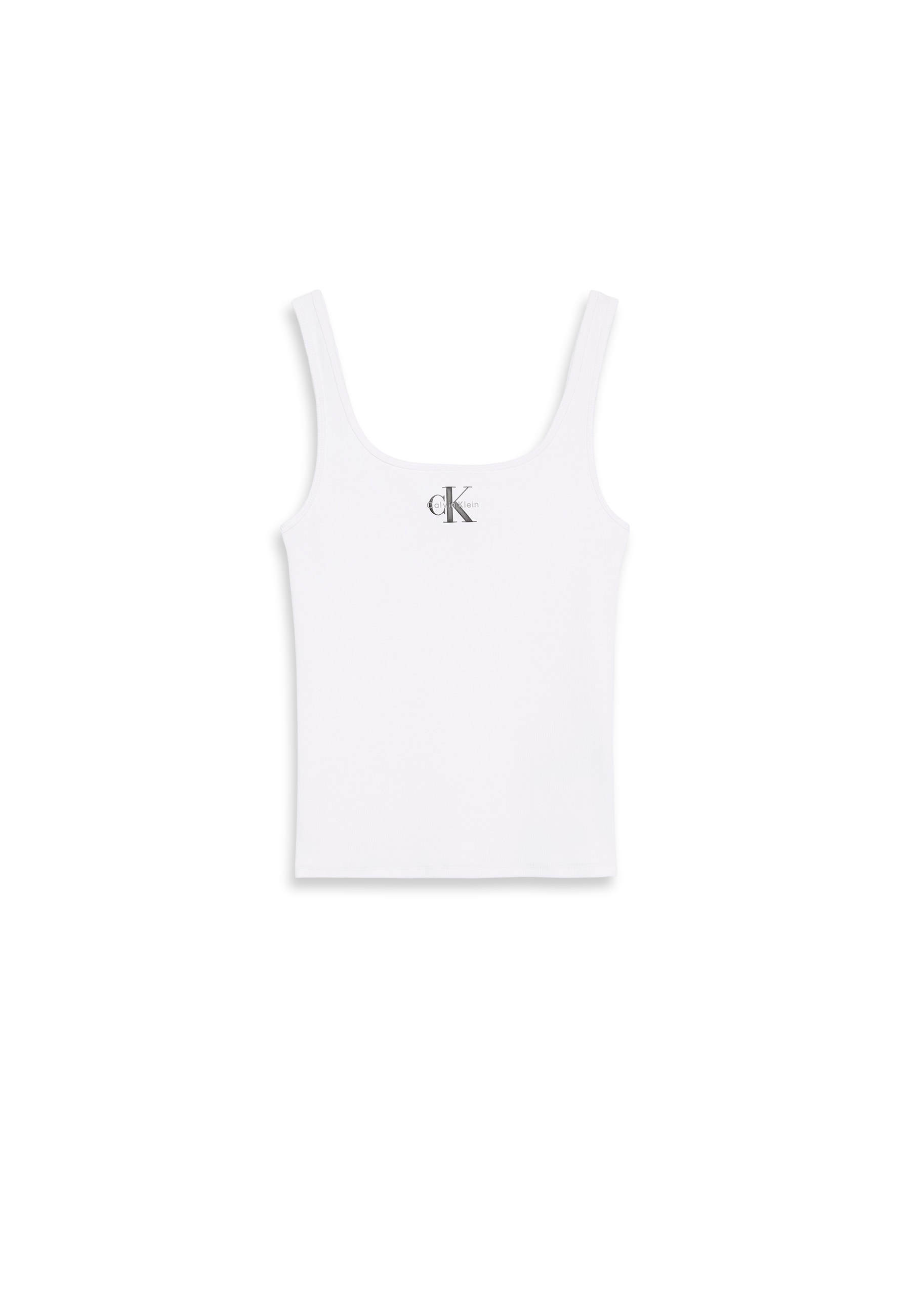 Calvin Klein Jeans Tanktop »MONOGRAM SCOOP NK RIB TANK TOP« Mit Rundhalsausschnitt, regular fit