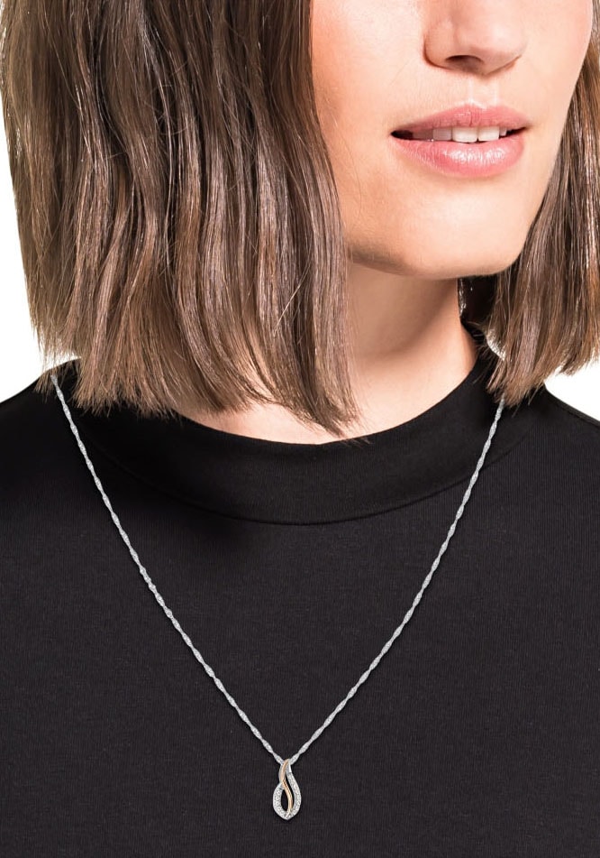 Amor Kette mit Anhänger »9207831«, mit Zirkonia (synth.)