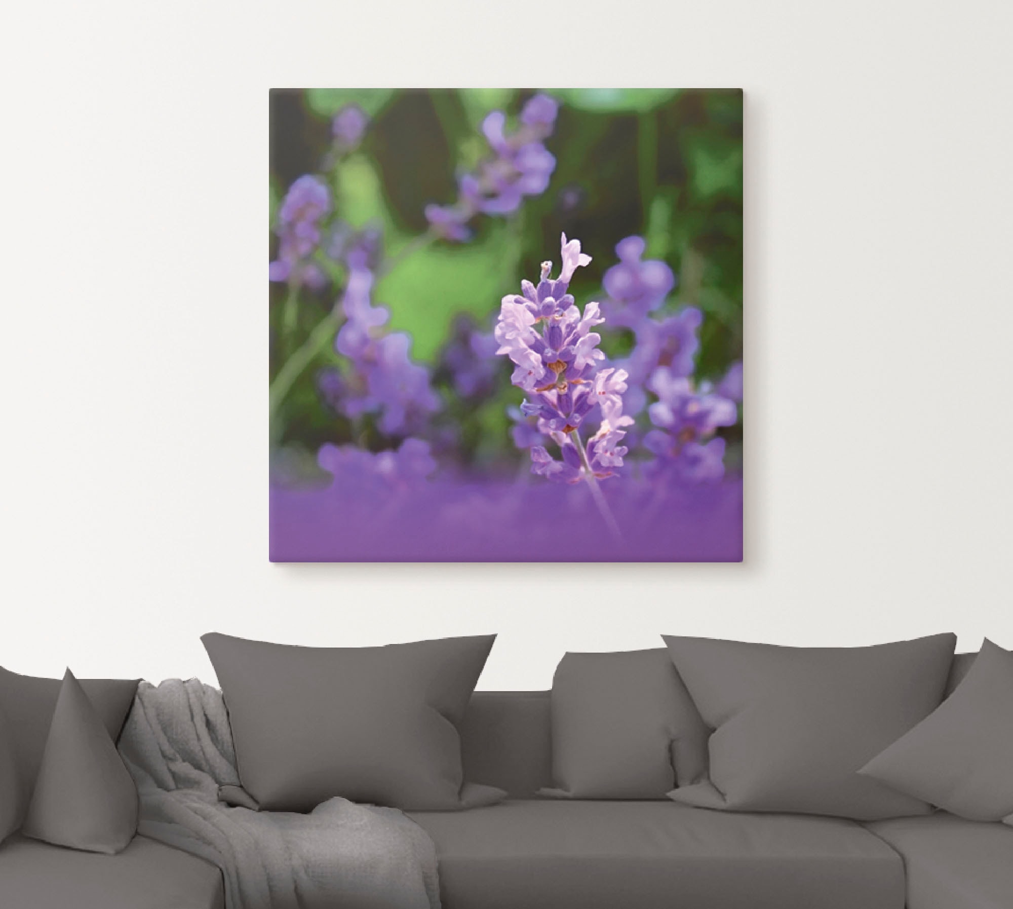 Artland Wandbild »Lavendel«, Blumen, (1 St.), als Leinwandbild, Wandaufkleber oder Poster in versch. Größen
