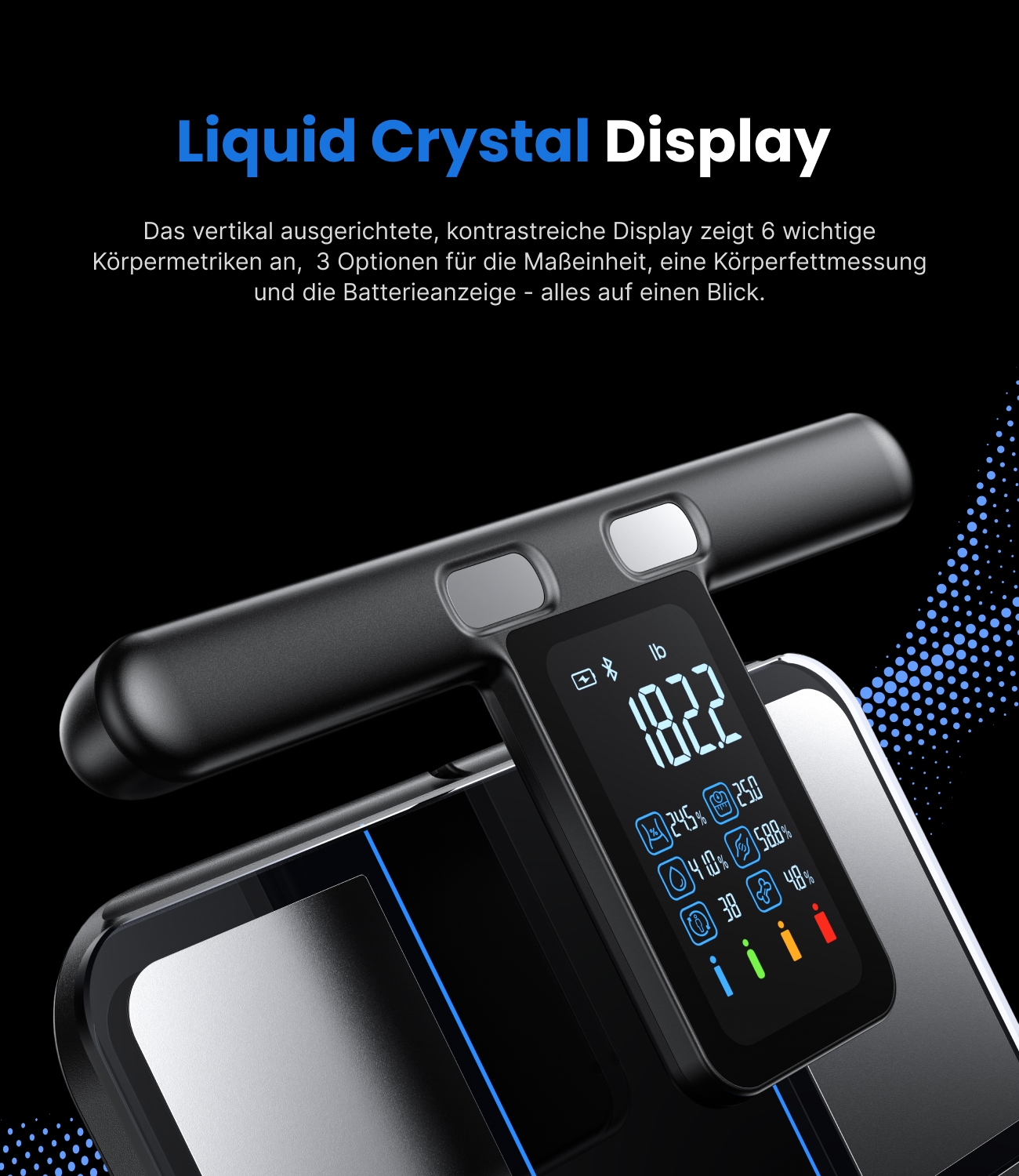 Renpho Körper-Analyse-Waage »Morpho Scan Körperanalysewaage« Mehrere Messungen und umfassende Gesundheitsanalyse