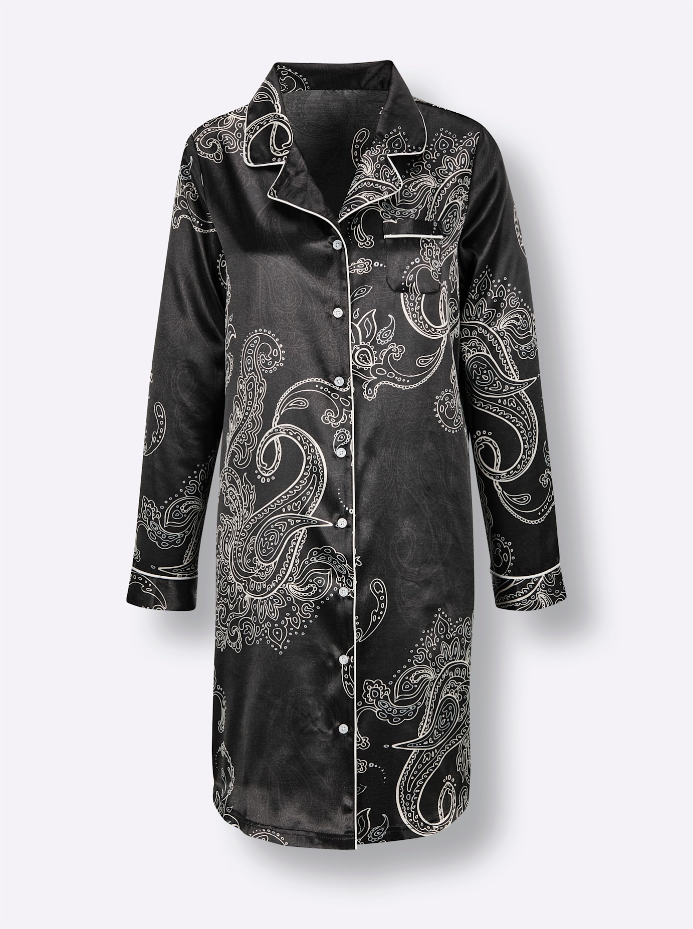 wäschepur Sleepshirt »Sleepshirt« Brusttasche