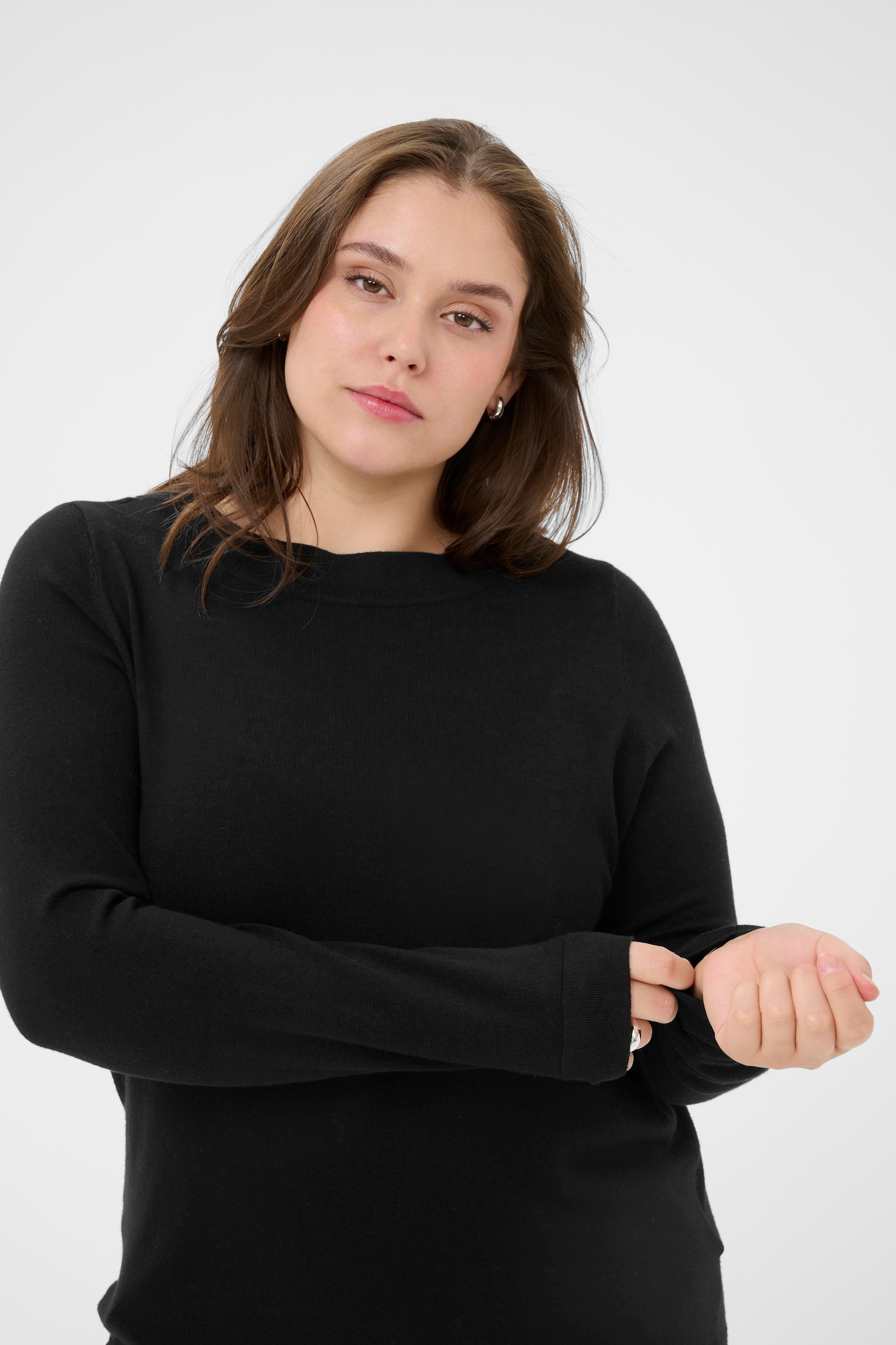 KAFFE Curve Strickpullover »Damen Strickpullover KClizzy«