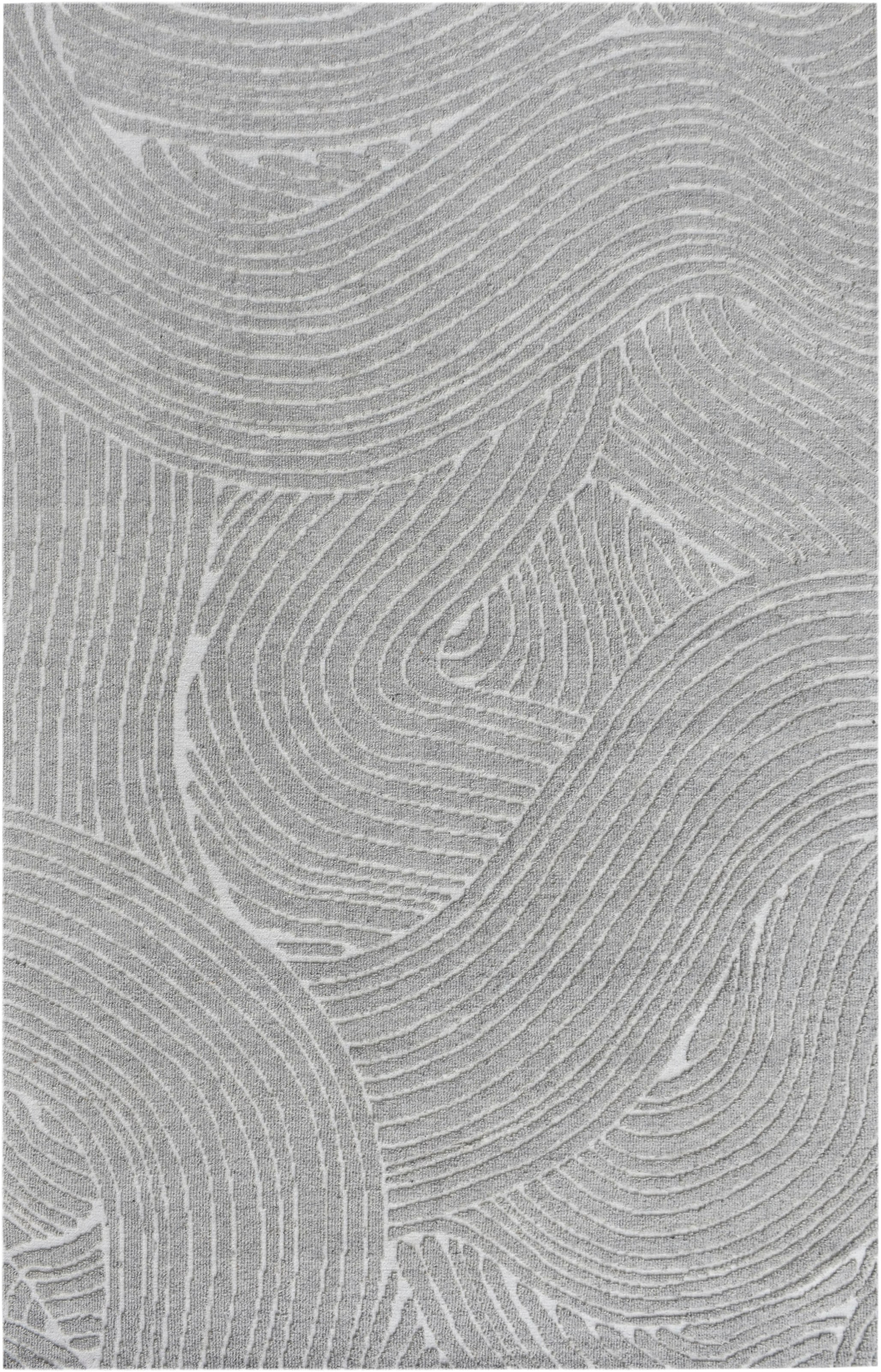 my home Wollteppich »Falun, Wolle, Hoch-Tief-Struktur, maschinell gewebt« rechteckig einfarbig, Wolle, Teppich, Wohnzimmer, Schlafzimmer, Esszimmer