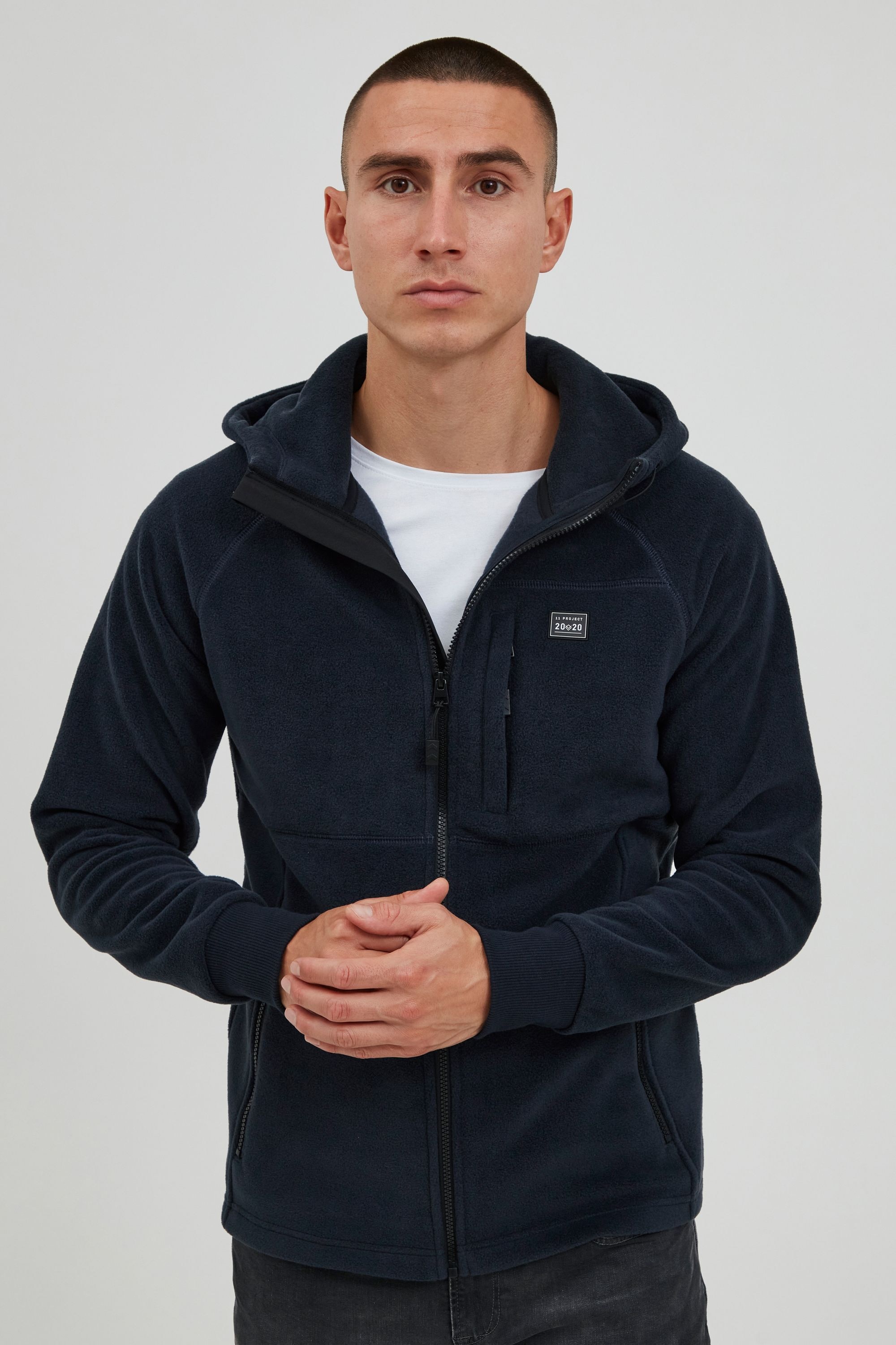 11 Project Fleecejacke »Fleecejacke PRMichel«, mit Kapuze
