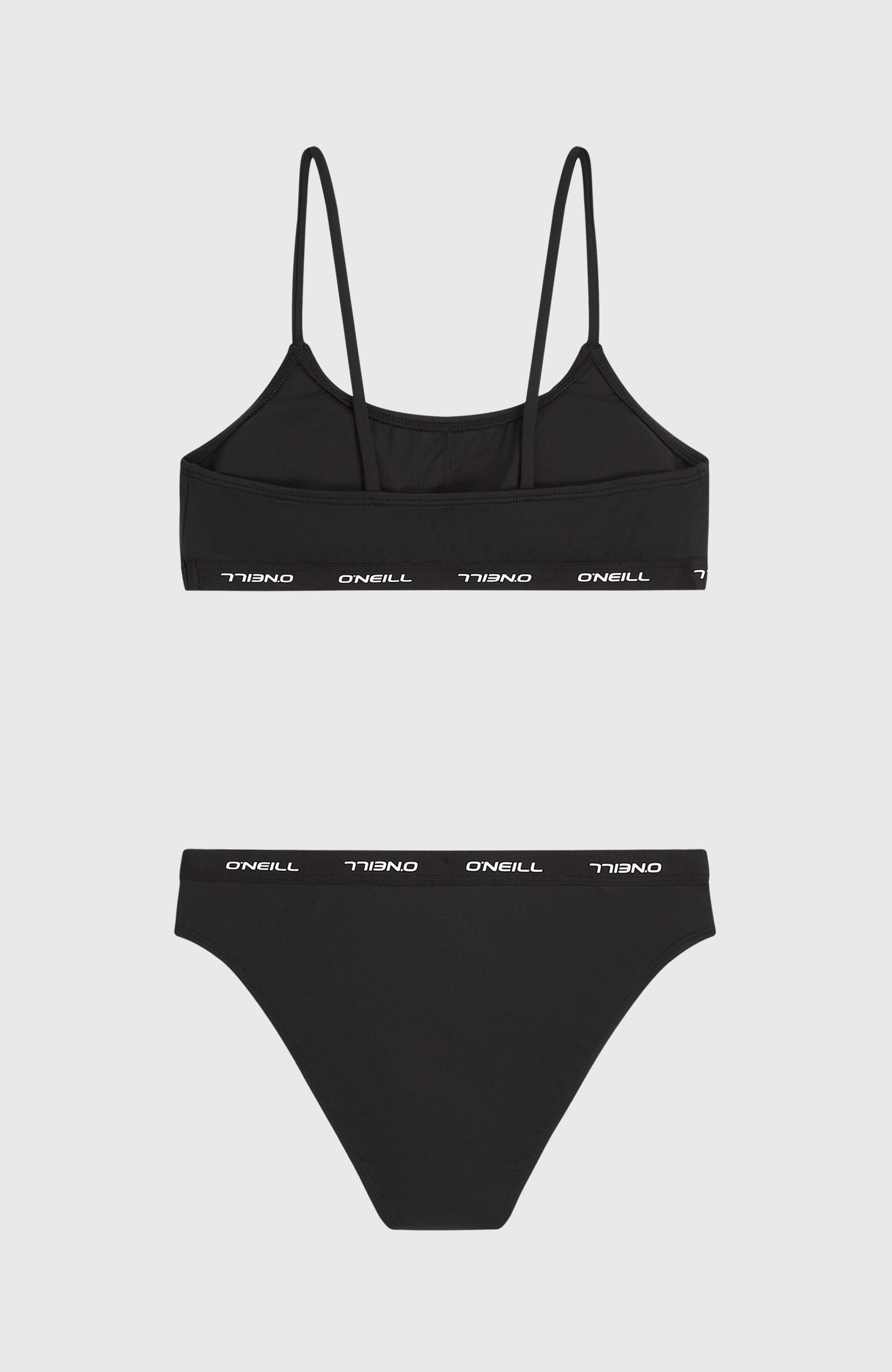 O'Neill Bandeau-Bikini »O'NEILL SPORT BIKINI SET« 2 Stk. Bralette-Oberteil, elastischer Bund mit Logostreifen, feste Träger