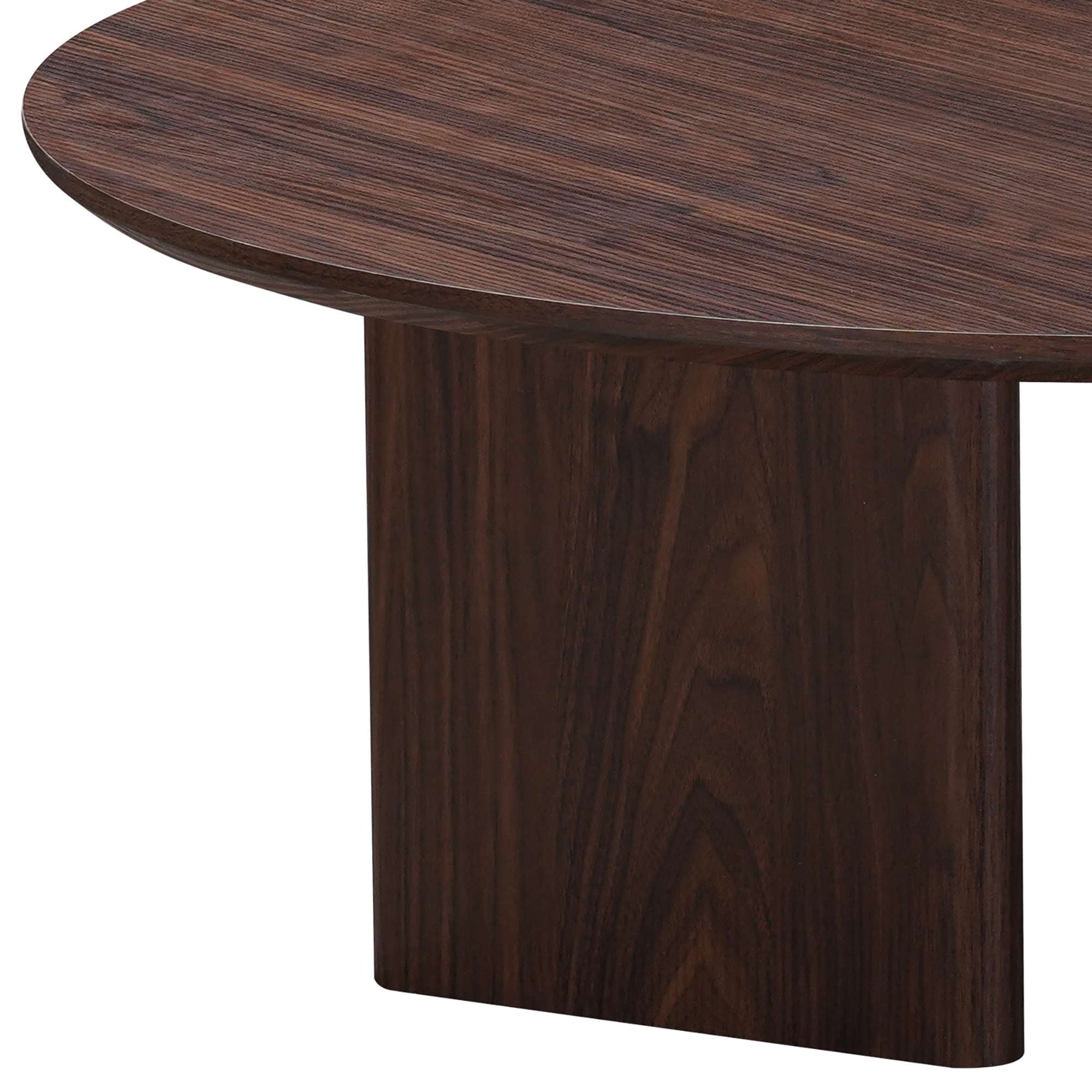 OTTO home Couchtisch »Cassian« 1 Stk. tlg. Walnussoptik, modernes Fußgestell, Breite 80 cm