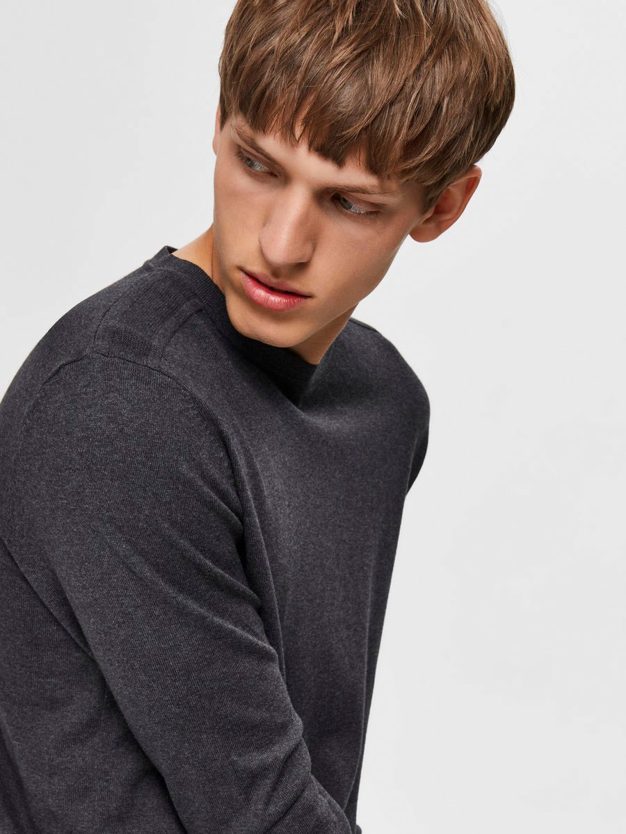 SELECTED HOMME Strickpullover »SLHBERG CREW NECK NOOS«