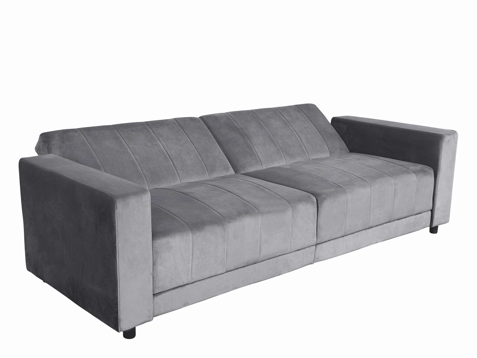 Dorel Home 3-Sitzer »Allie II Schlafsofa 225 cm« Bett-Funktion (108/190cm), Rückenlehne 2-teilig, mit Steppung