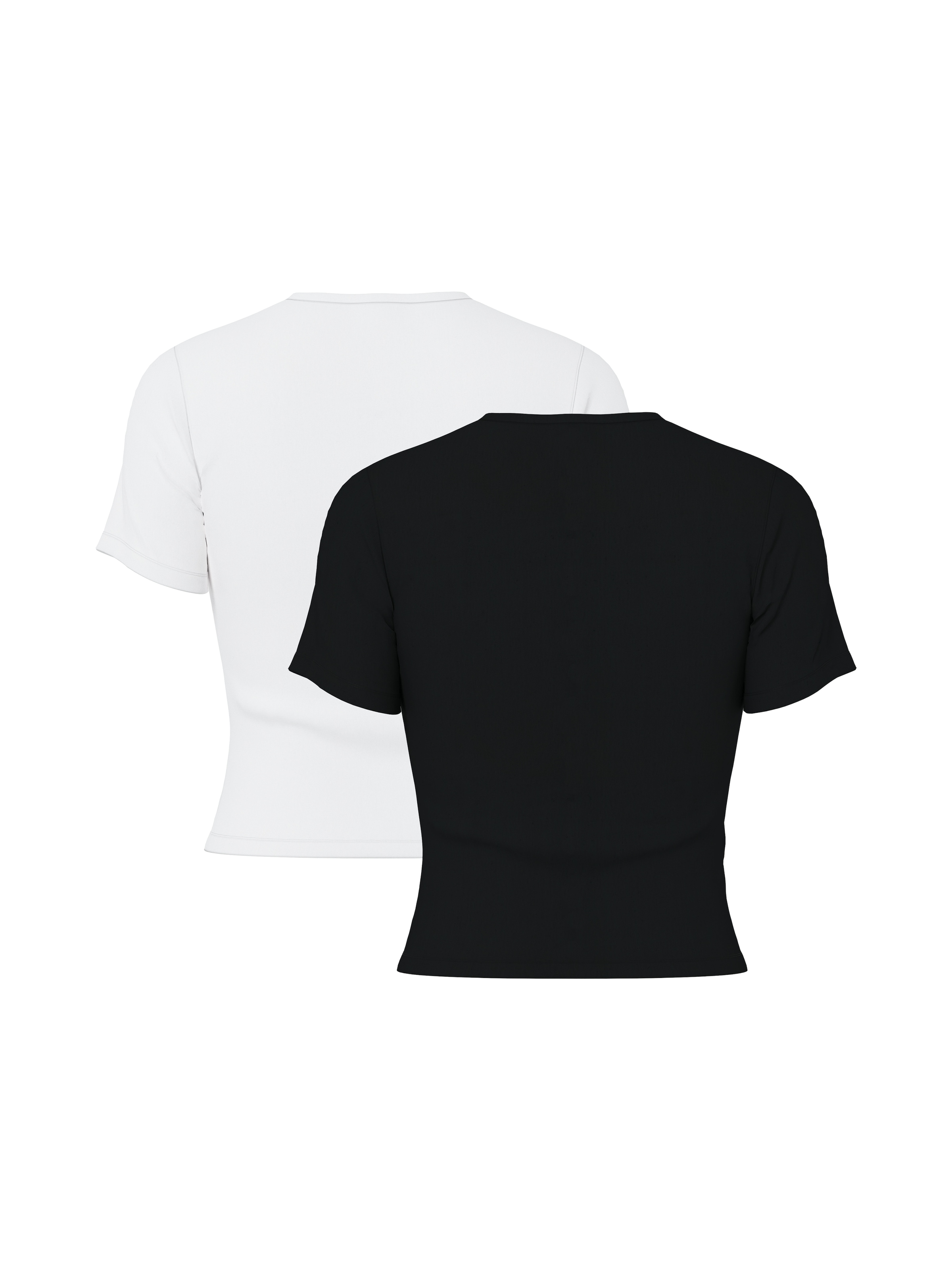 pieces Kurzarmshirt »PCAMELIA BABY TEE 2-PACK JRS NOOS BC« 2er-Pack,  mit klassischen Farben