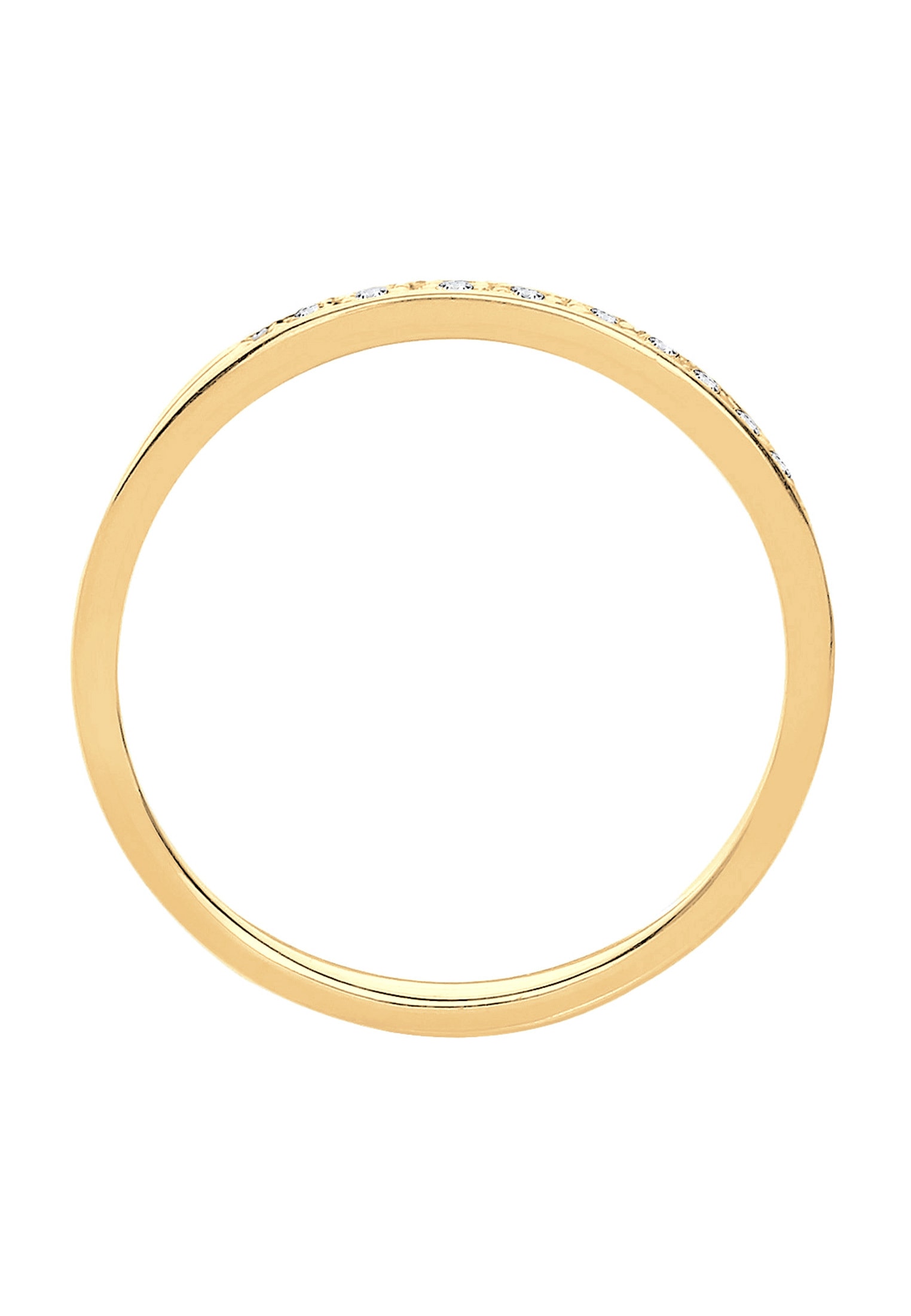 Elli DIAMONDS Verlobungsring »Ring Diamant (0.04 ct) Verlobung Beisteckring Silber«