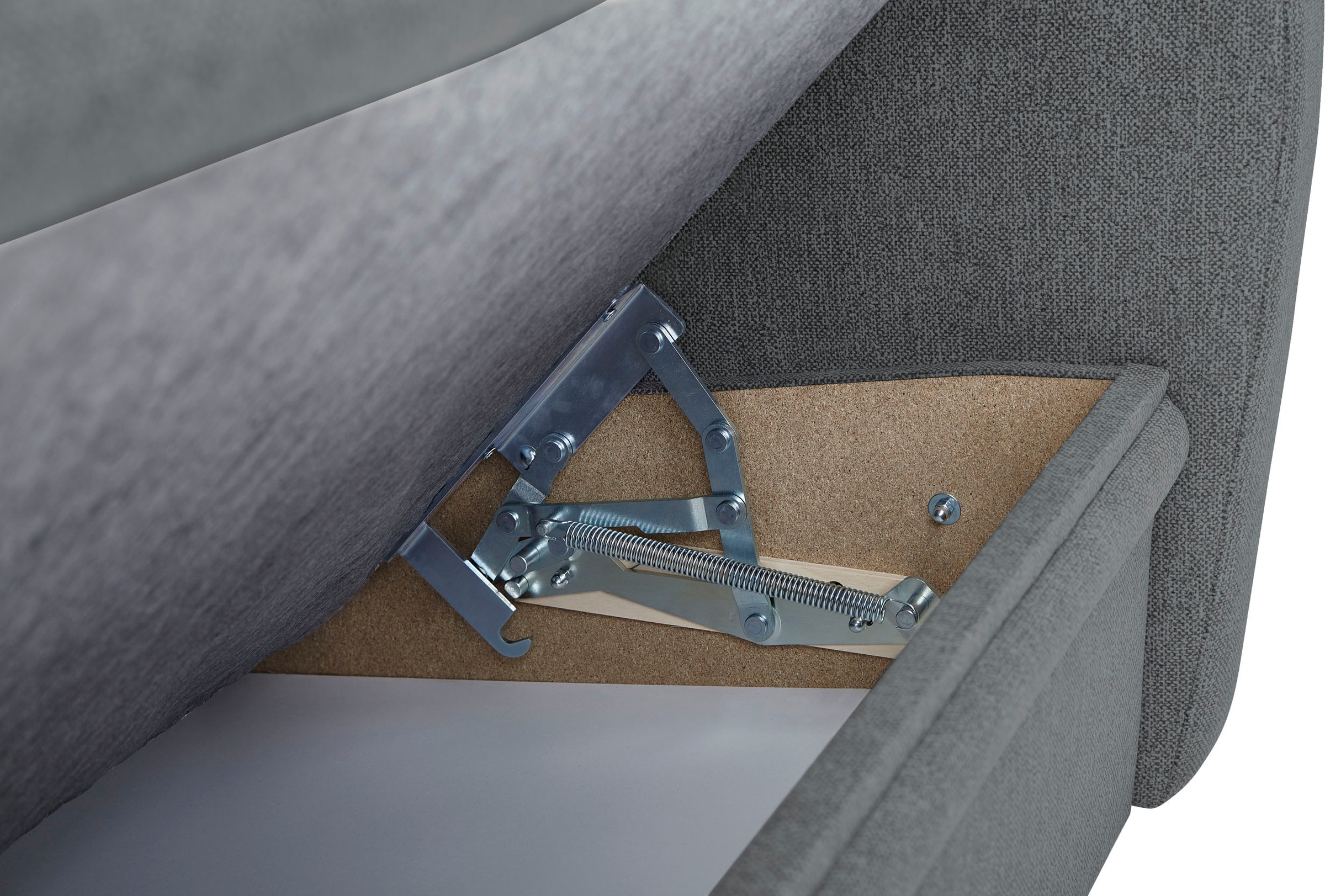 VILLA BECK Ecksofa »Varese L-Form«, (2 St.), Kopfteilverstellung, wahlweise mit Sitzvorzug, in Sitzhöhe 46 cm