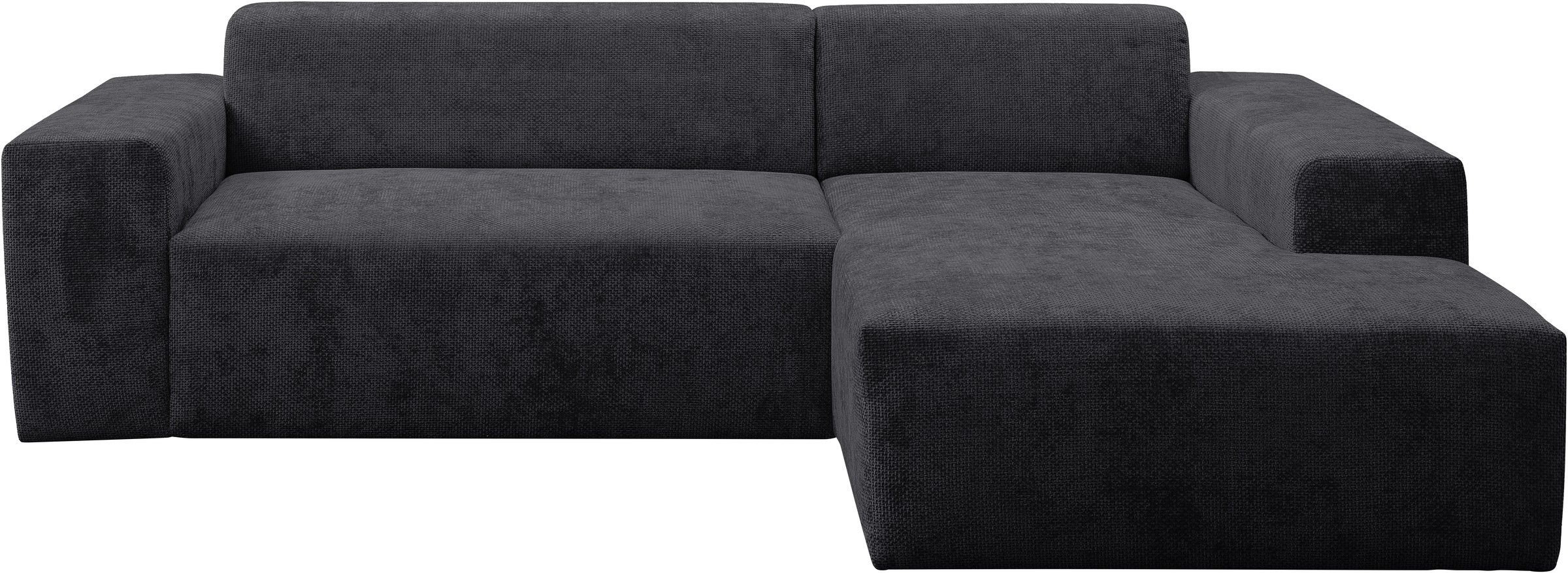 WERK2 Ecksofa »Zeus-L modern & zeitlos, Breite 253 cm, bequemes Sofa«, Curvy Trend Ecksofa mit urbaner Optik