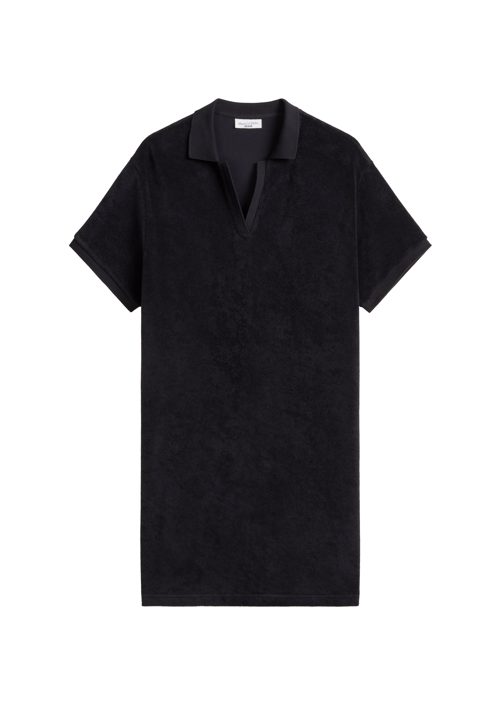 Marc O'Polo DENIM Polokleid Ohne Taschen Frottee-Polokleid regular aus Organic Cotton
