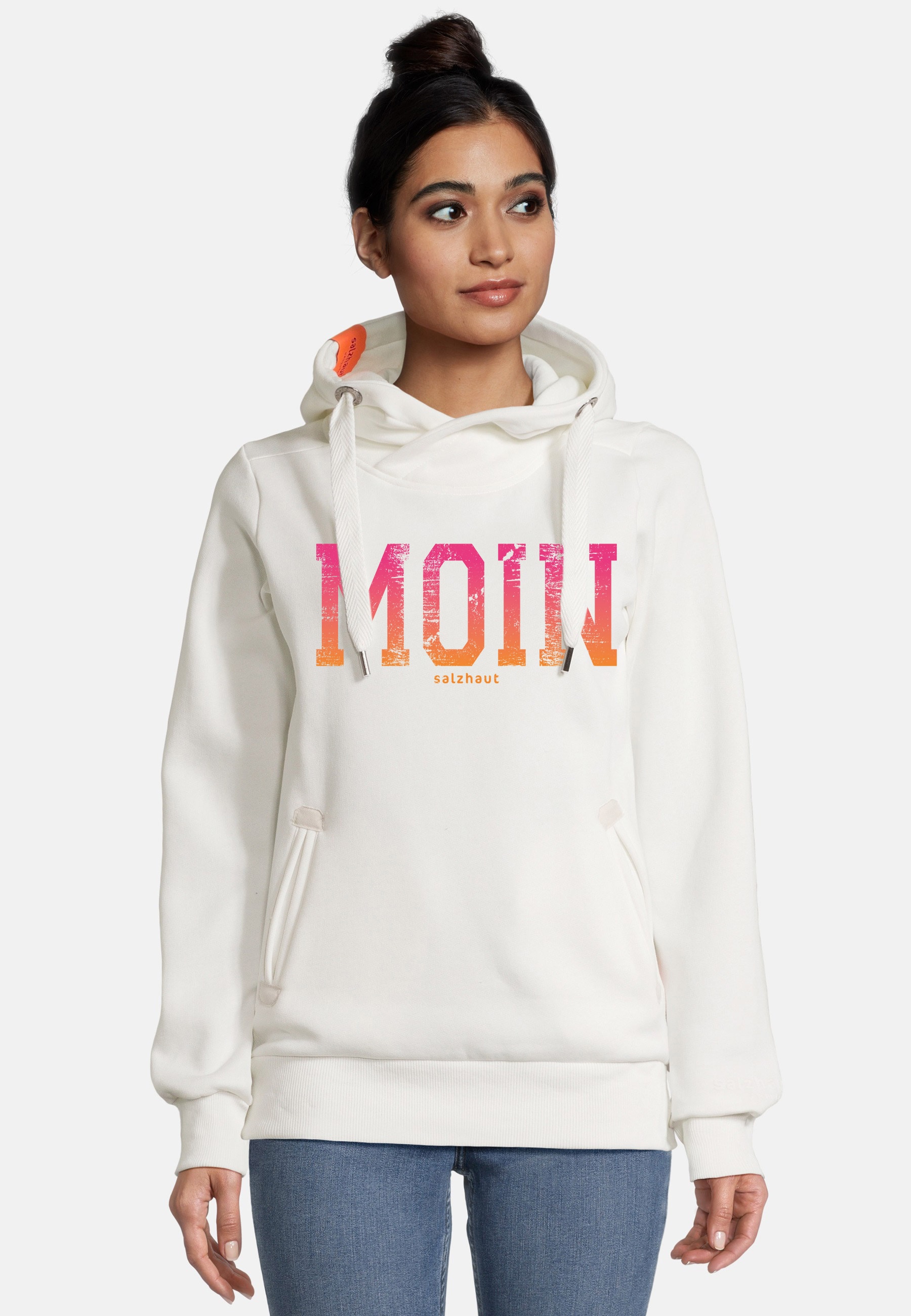 salzhaut Kapuzenpullover »Hoodie SÜNN -  MOIN FARBVERLAUF«