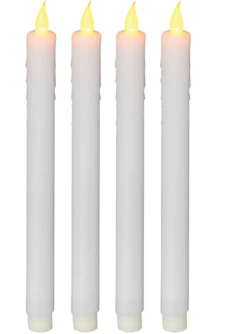 näve LED-Kerze »Weihnachtsdeko«, (Set, 4 tlg.), LED 4er Stabkerzen-Set >>Candle kaufen