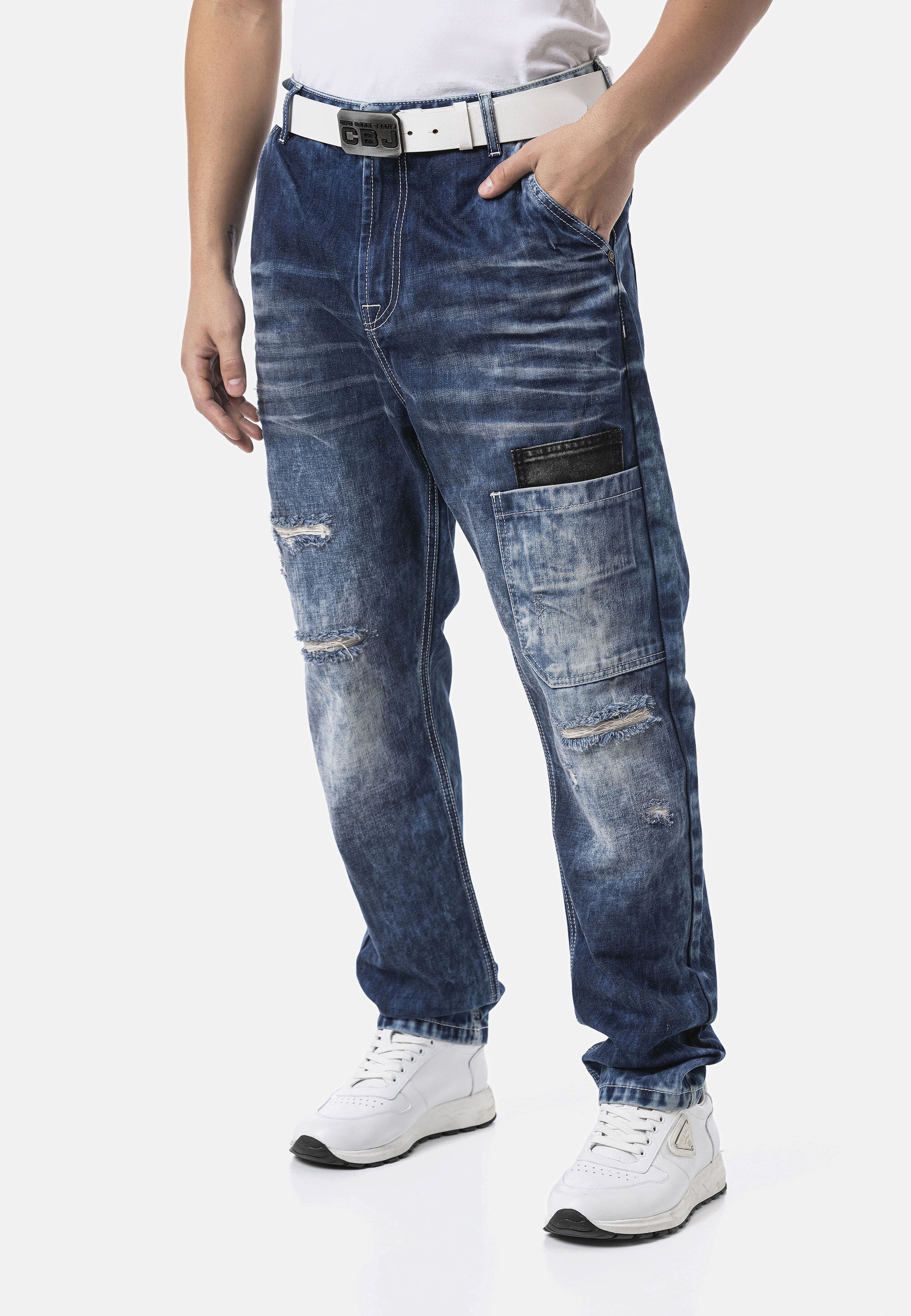 Cipo & Baxx Relax-fit-Jeans »Cipo & Baxx Jeanshose CD907«