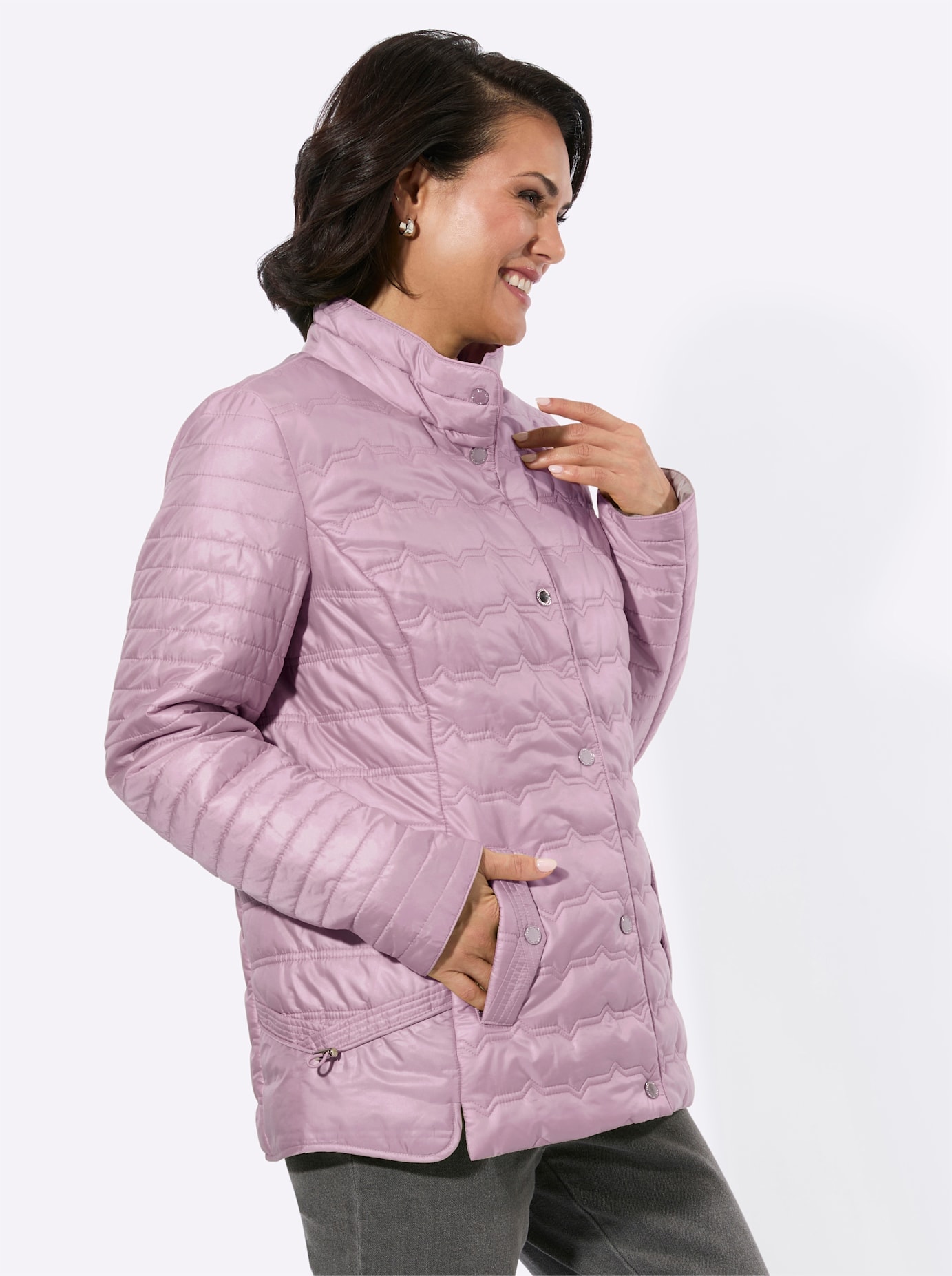Casual Looks Steppjacke ohne Kapuze
