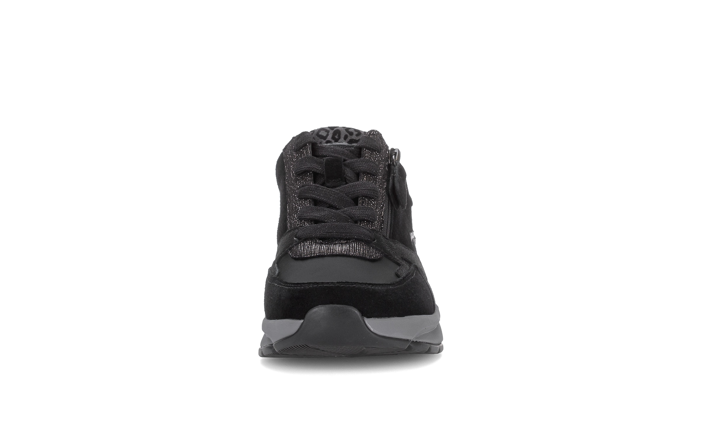 rollingsoft Keilsneaker  Halbschuh, Schnürer mit Kontrastbesätzen