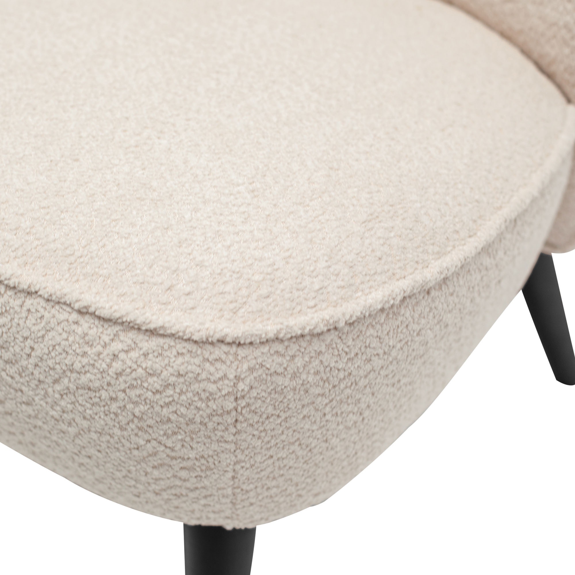 WOOOD Sessel »Sara«, weich gepolstert, 4-Fußgestell, H 71 cm x B 59 cm