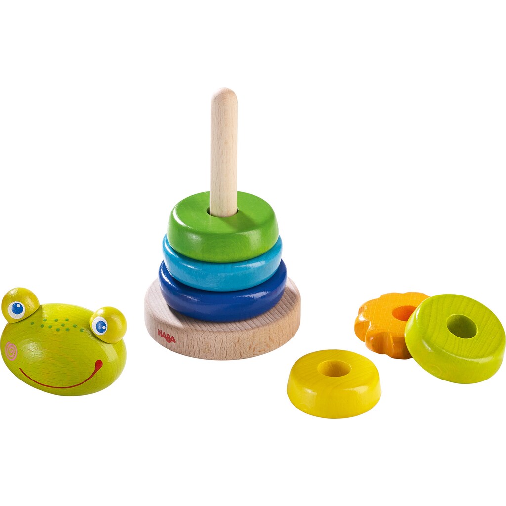 Haba Stapelspielzeug »Holzspielzeug, Steckspiel Frosch«