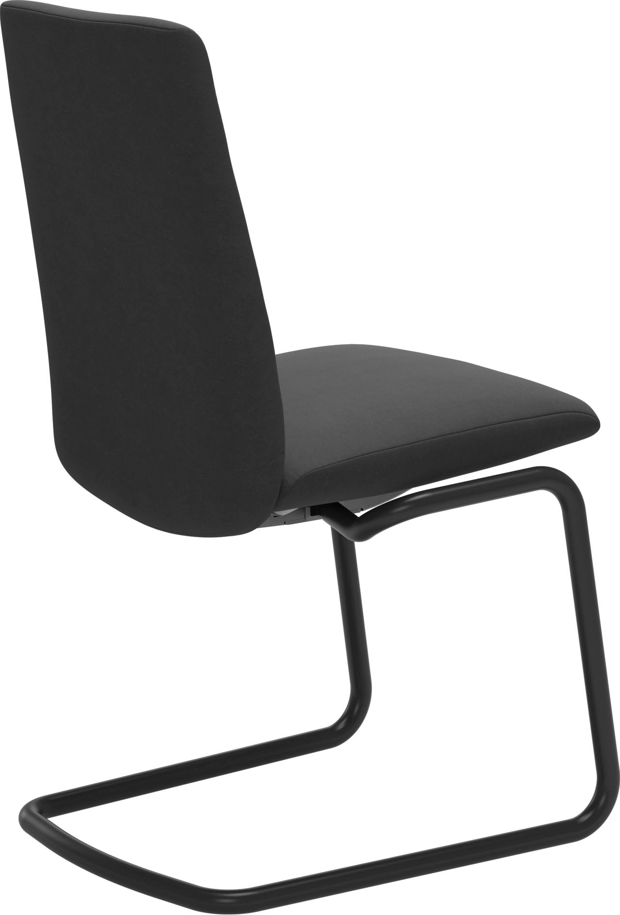 Stressless® Polsterstuhl »Laurel«, Microfaser DINAMICA, Low Back, Größe M, mit Beinen aus Stahl in Schwarz matt