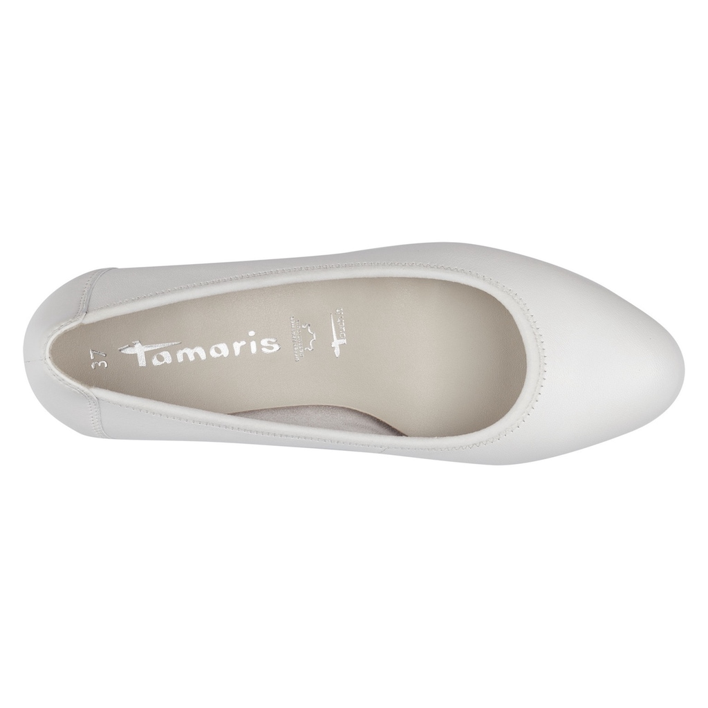 Tamaris Pumps »Borage«, Keilabsatz, Halbschuh, Schlupfschuh in schlichtem Look