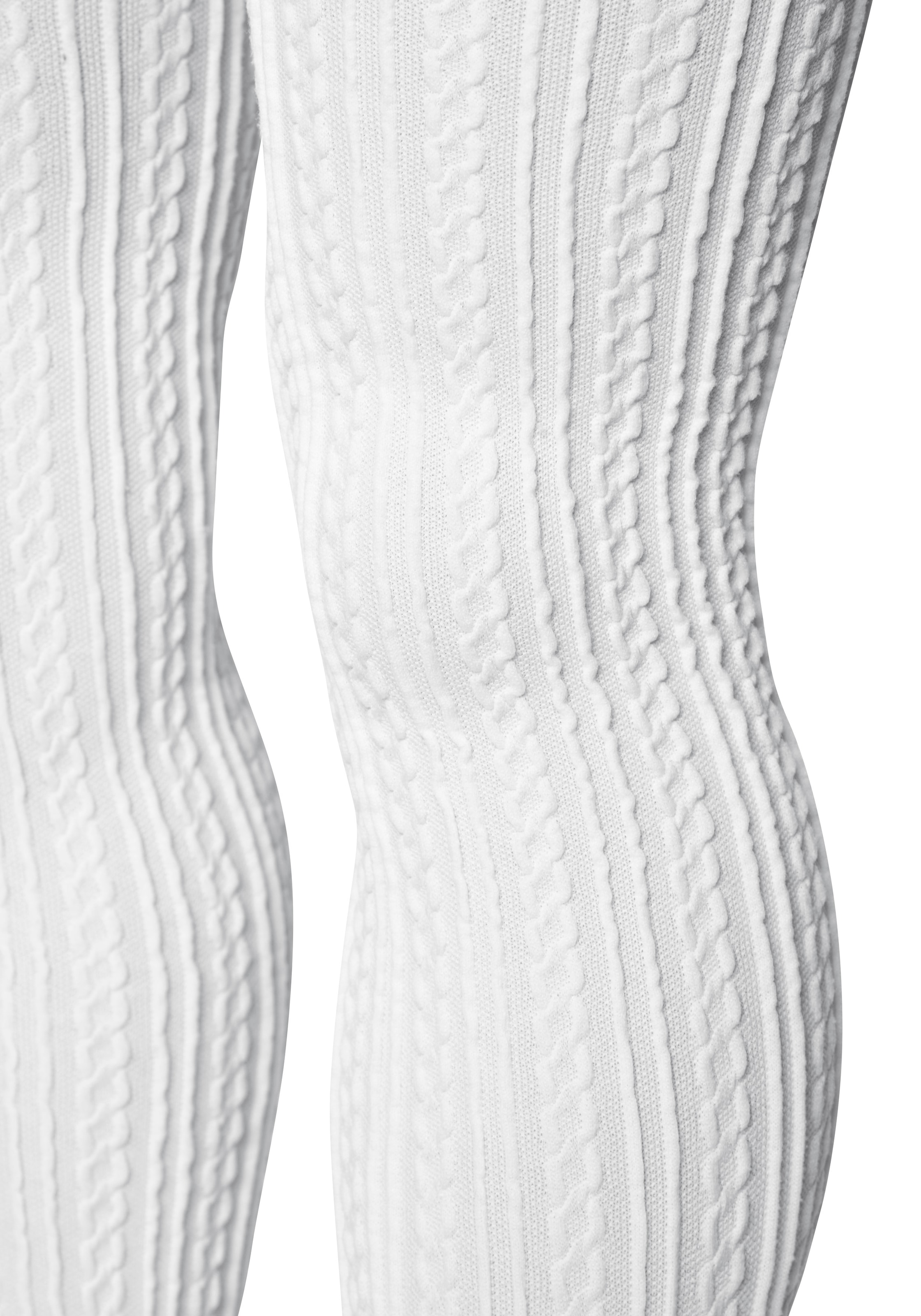 H.I.S Feinstrumpfhose Packung, 2 Stk. tlg. mit Zopfmuster