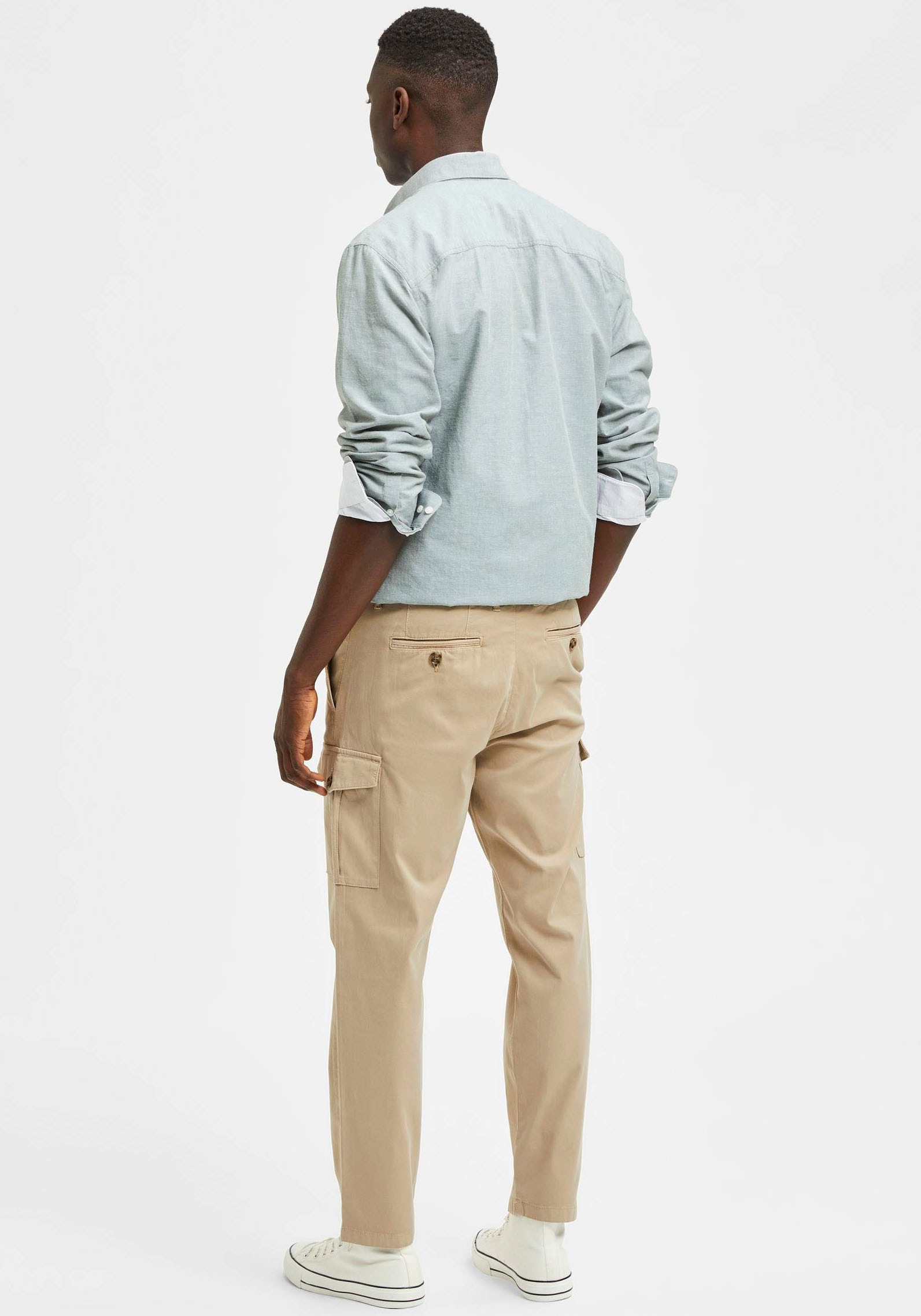 SELECTED HOMME Cargohose »SLHSLIMTAPERED-WICK 172 CARGO W NOOS«