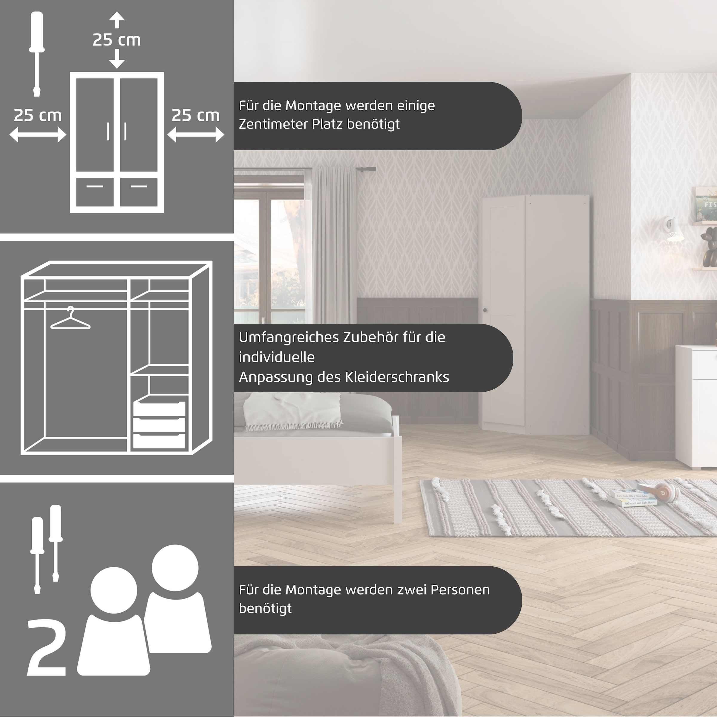 rauch Eckkleiderschrank »Skagen« im Landhaus-Stil