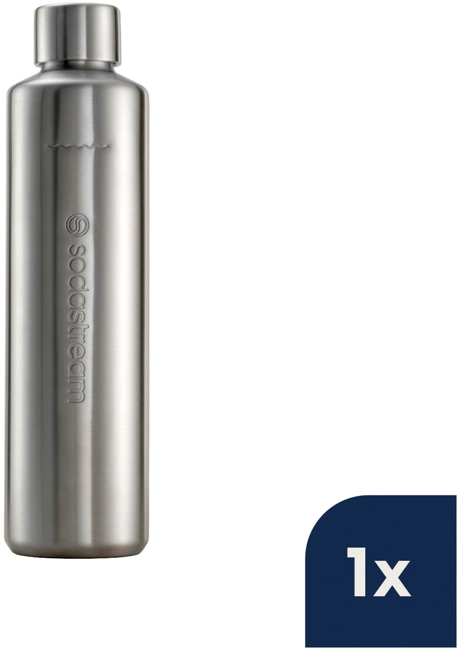 SodaStream Wassersprudler Flasche »Metallflasche DUO Thermic, 0,8 l« Kapazität von 680 ml bis zur Fülllinie