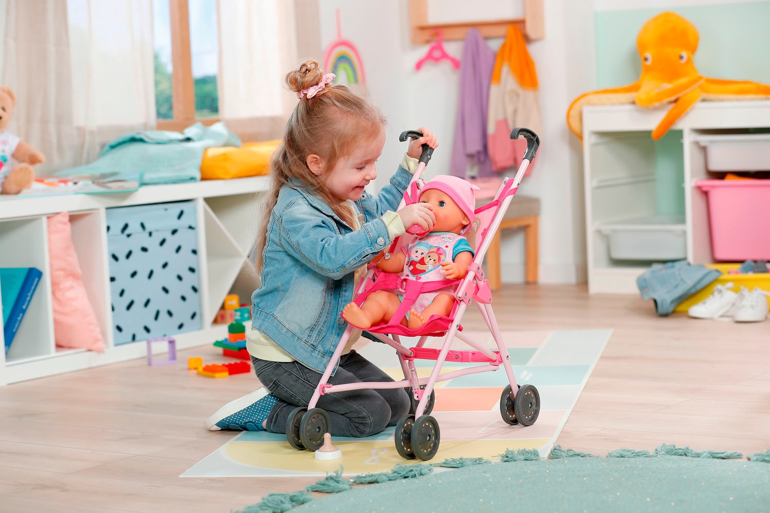 Baby Born Puppenbuggy »Teddy-Design«, mit Tasche