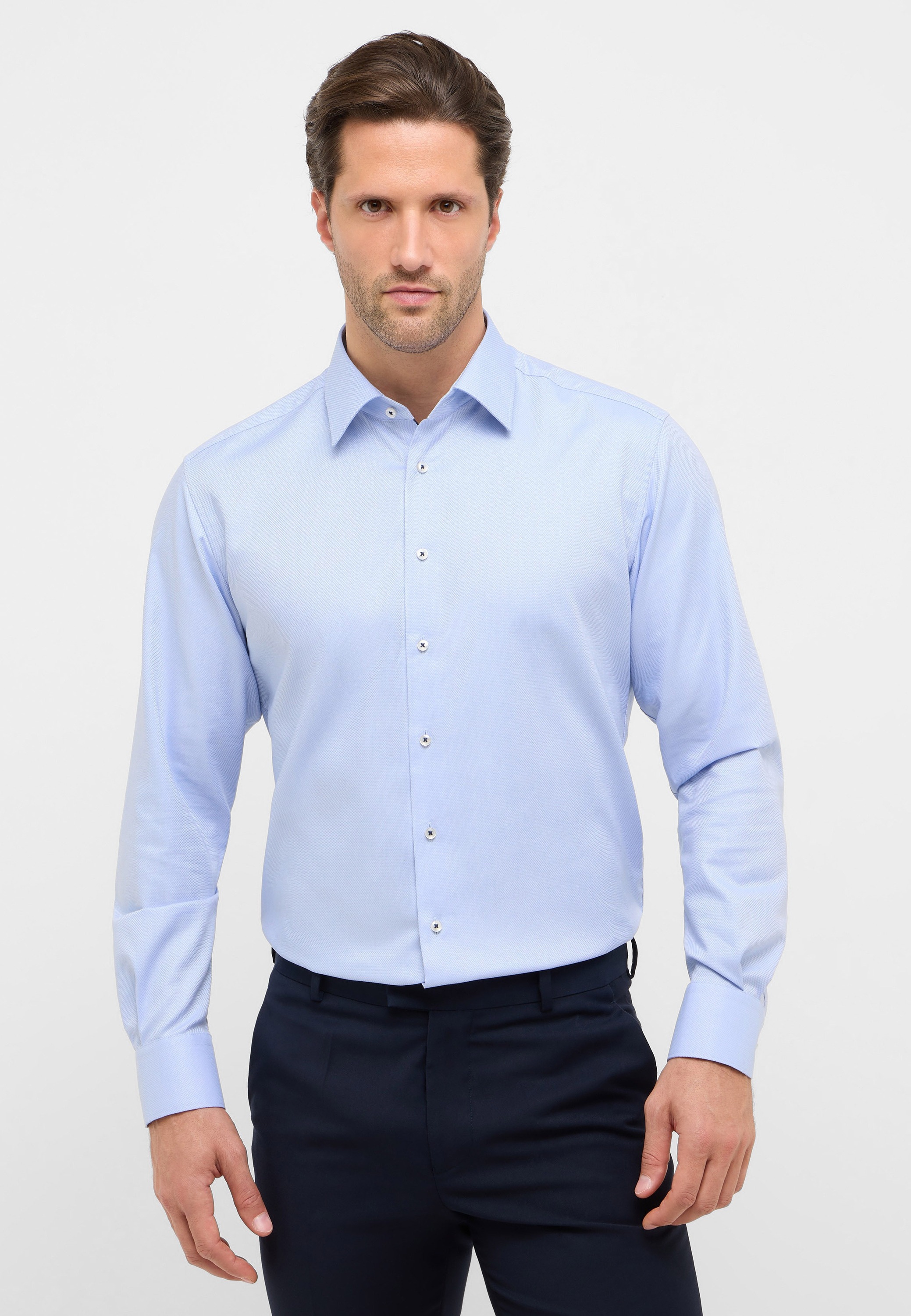 Eterna Langarmhemd »MODERN FIT« NON IRON (bügelfrei)