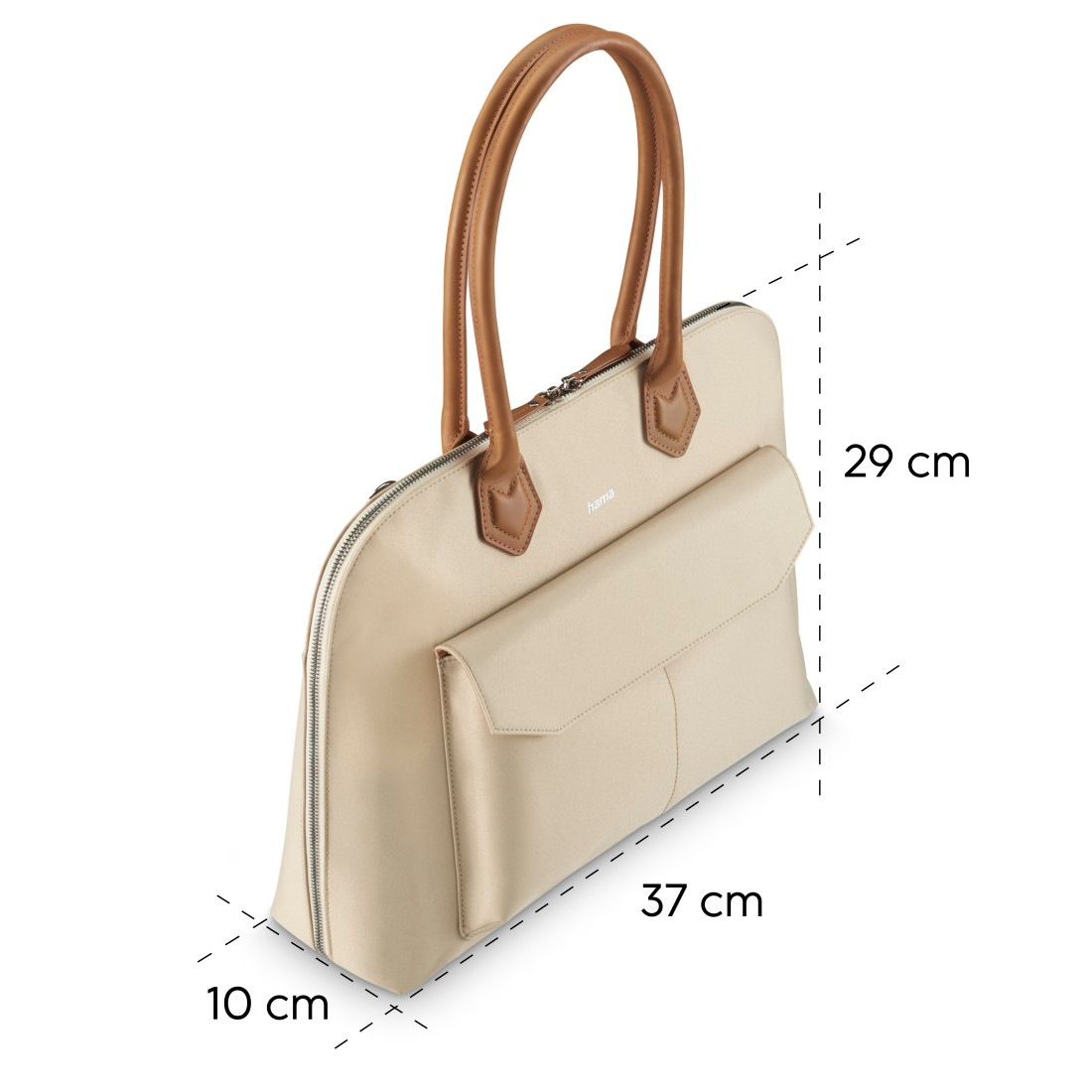 Hama Laptoptasche »Laptoptasche für 13,3-14,1“ (Recycling Henkeltasche aus Kunstleder)«