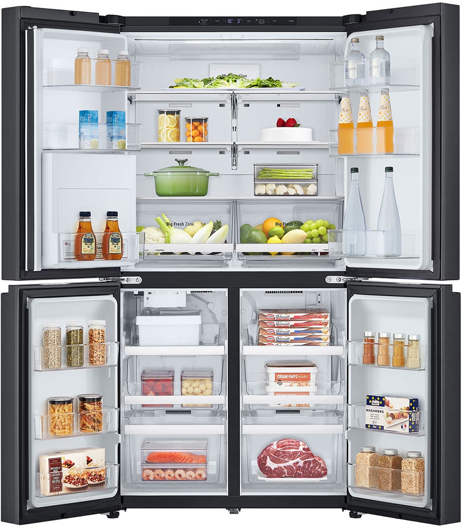 LG Multi Door »GMF960EV2E« 179,2 cm hoch 91,4 cm breit No Frost, Wasserspender mit Smart Fill, großer Nutzinhalt von 646 L