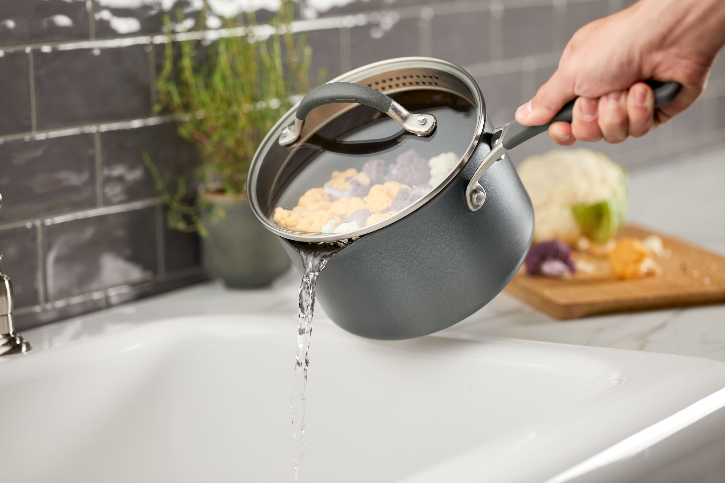 Circulon Kasserolle »Circulon A1 Stiel-Kasserolle« 1 Stk. tlg. Aluminium | Edelstahl