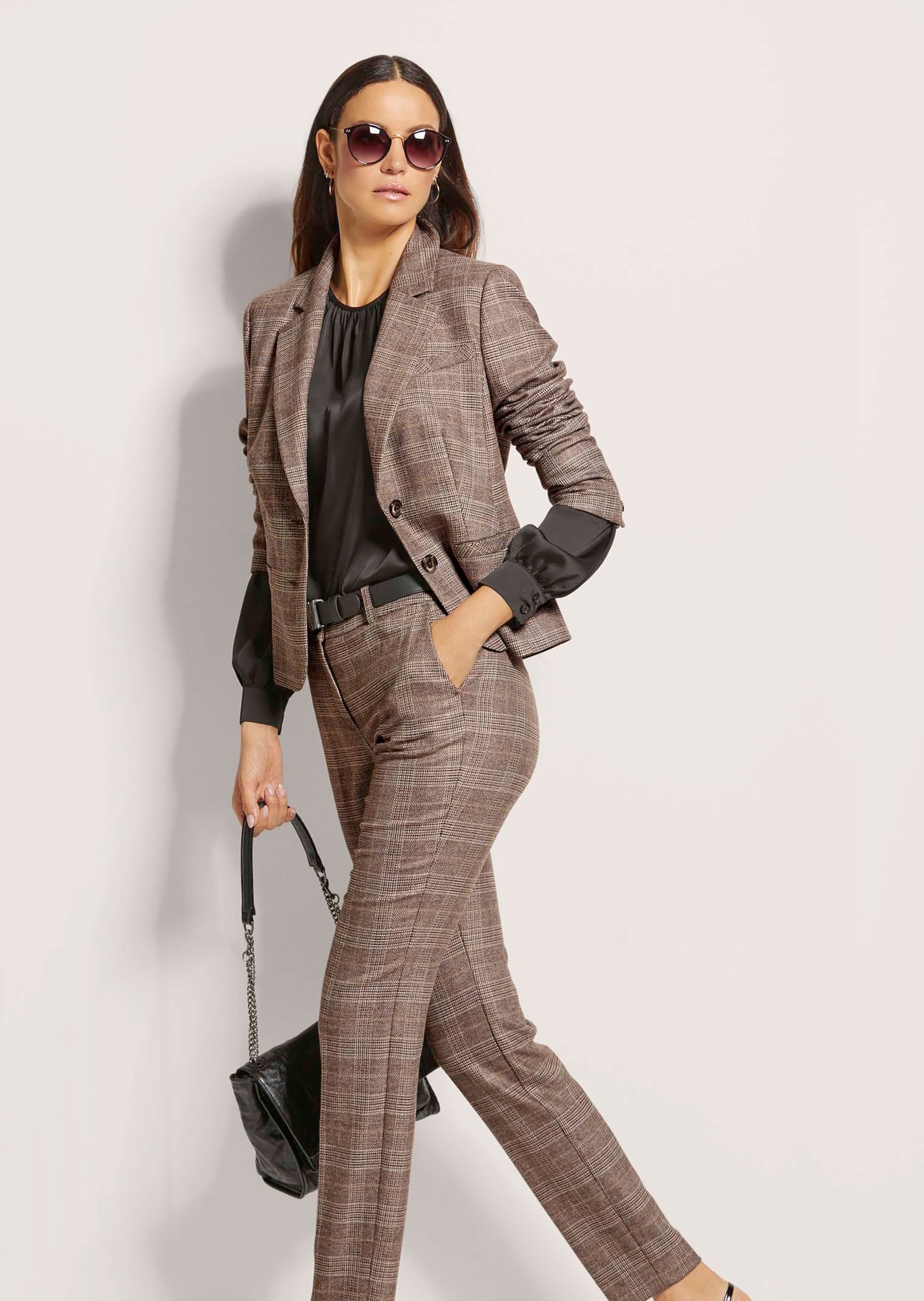 MADELEINE Kurzblazer »Blazer Glencheckblazer mit Stretchkomfort«