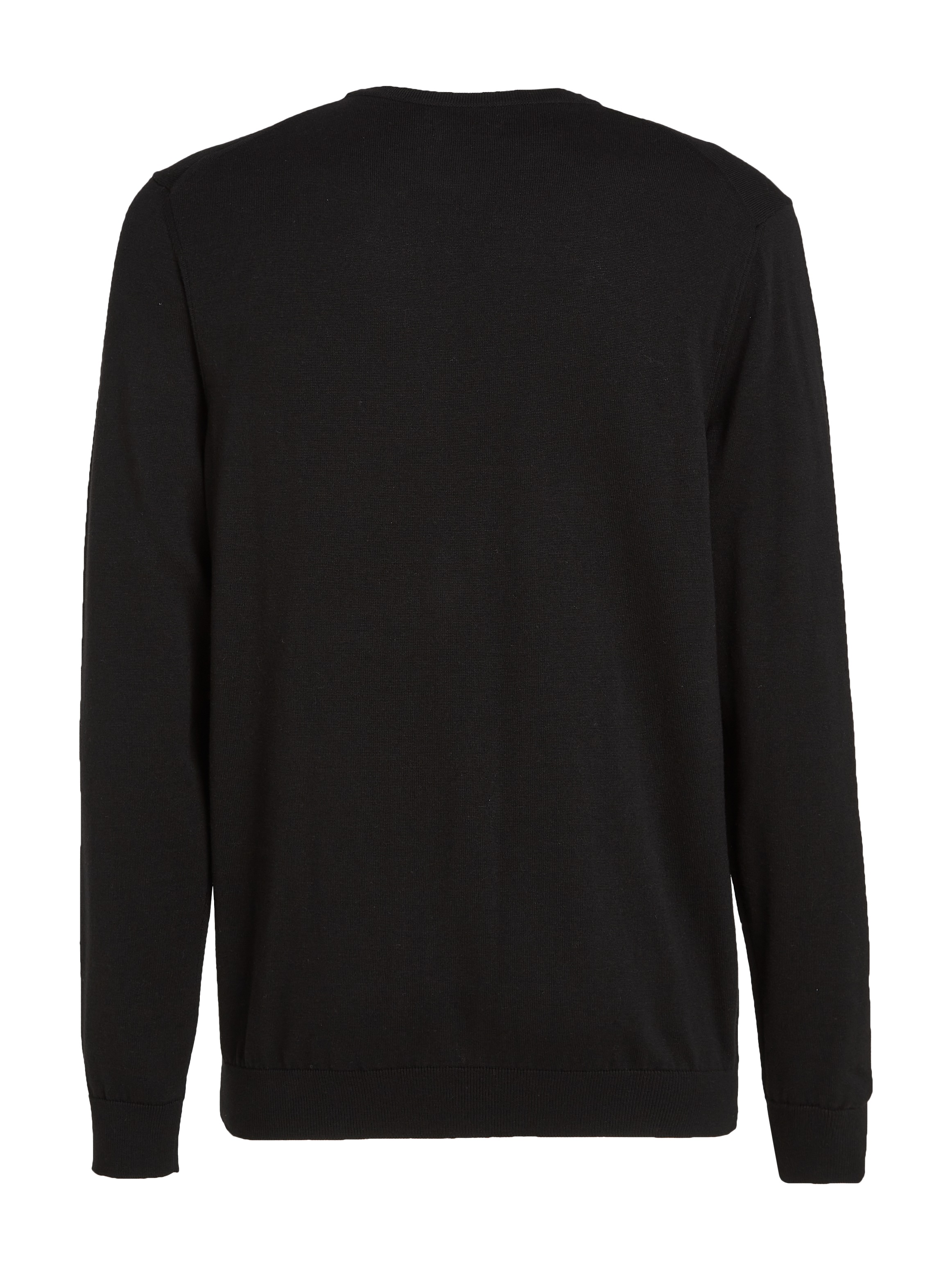 Calvin Klein Rundhalspullover »COTTON SILK BLEND CN SWEATER«, mit Logoprägung