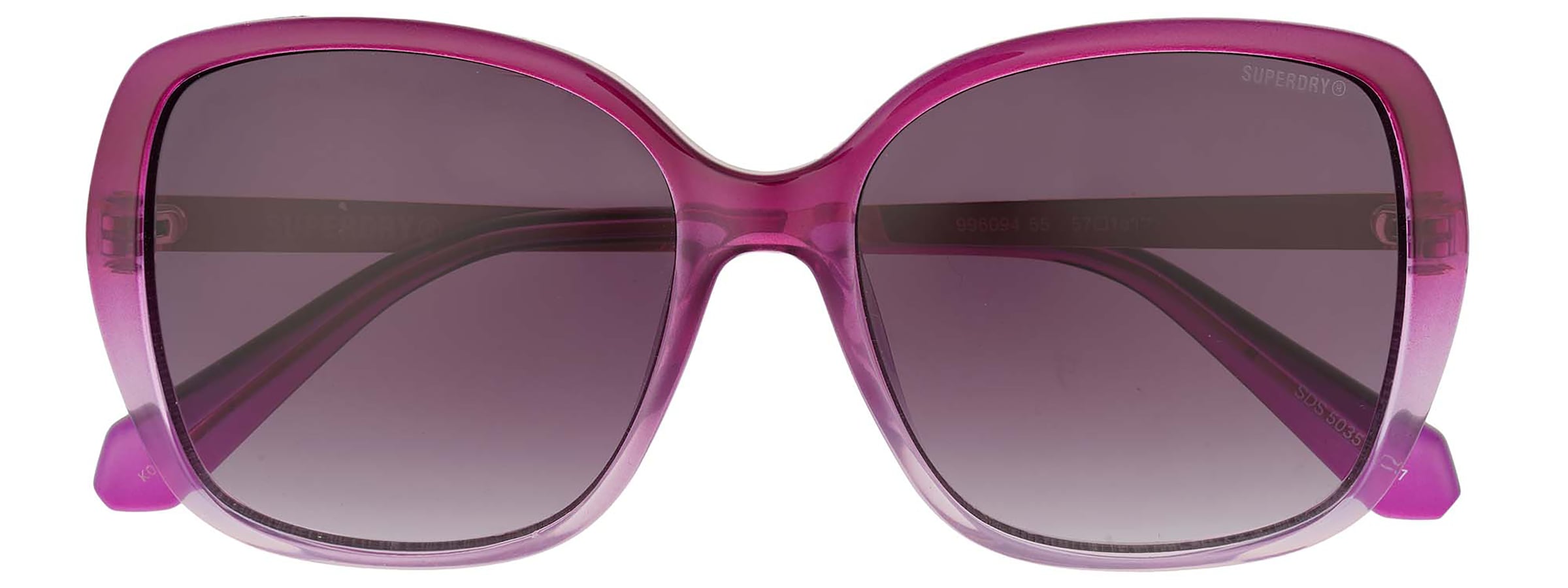 Superdry Sonnenbrille »Modell 996094« Form Butterfly, Logoschriftzug auf Bügel, Kombifassung