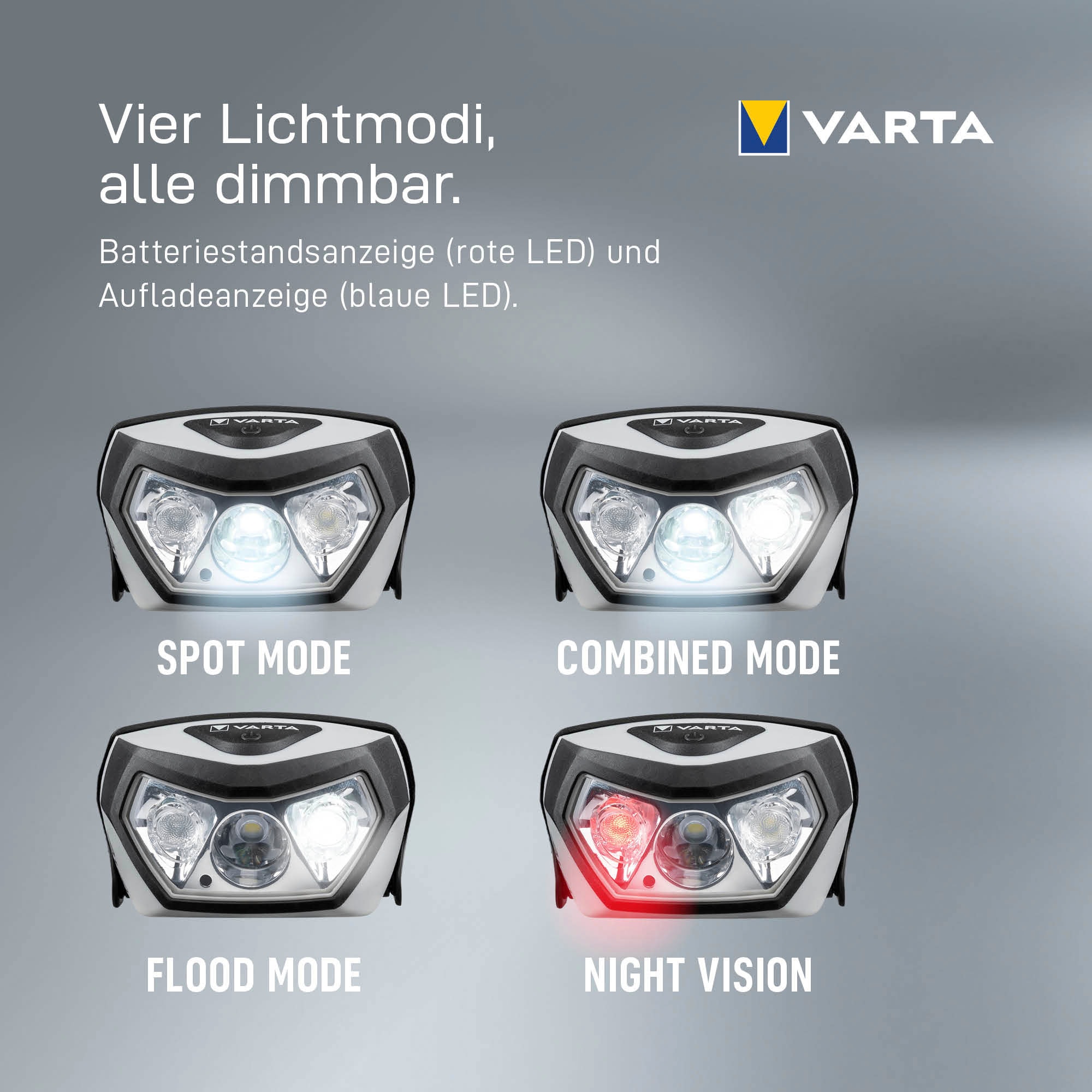 VARTA Kopflampe »Outdoor Sports H30R Wireless Pro mit Akku«
