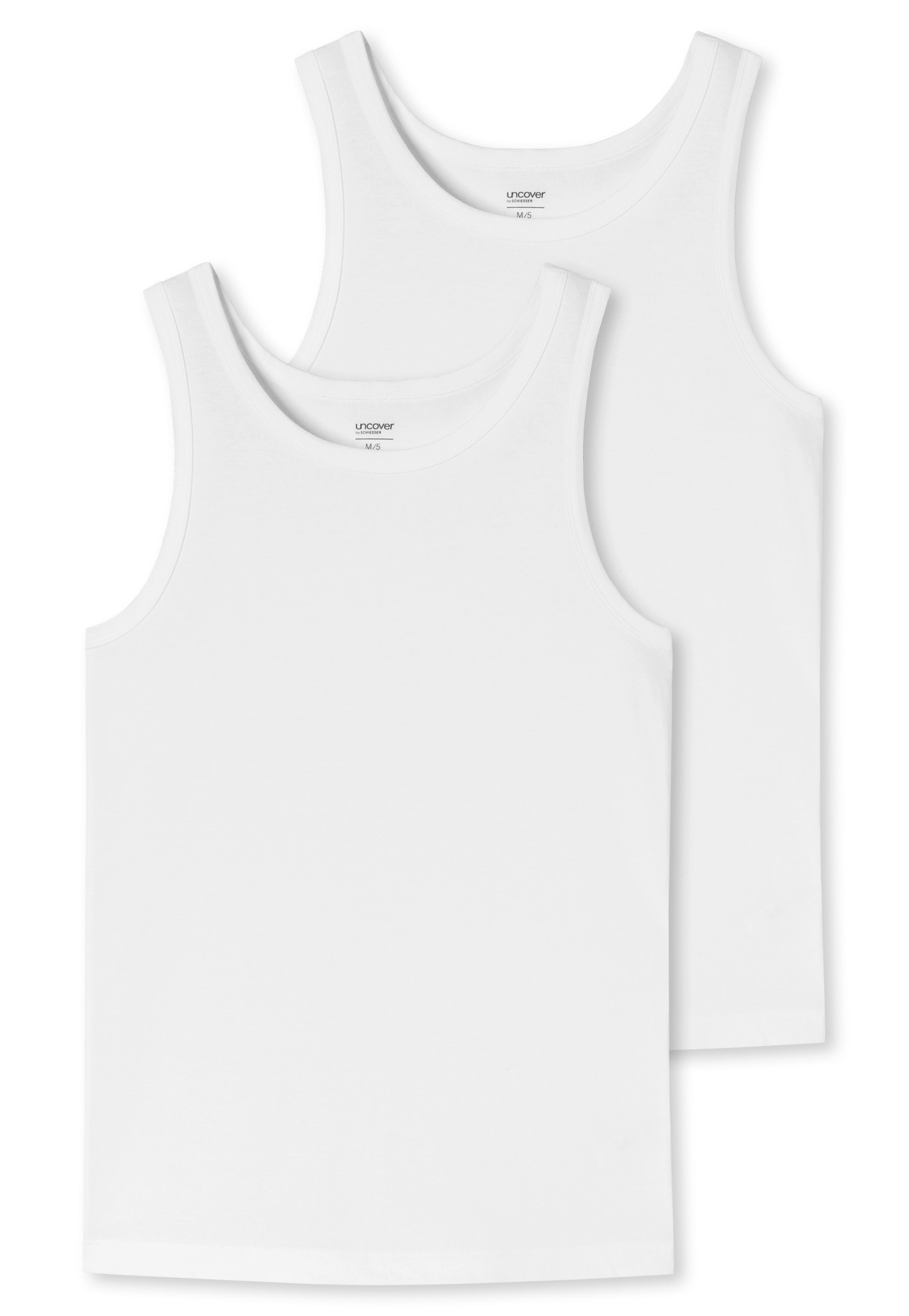 uncover by SCHIESSER Unterhemd »Uncover Cotton« Rundhals, elastisch, Cotton-Mix, Multipack