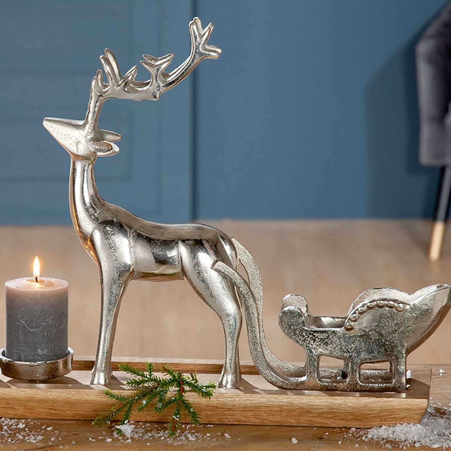GILDE Kerzenständer »Adventsleuchter 4flm., H.37 cm«, (1 St.)
