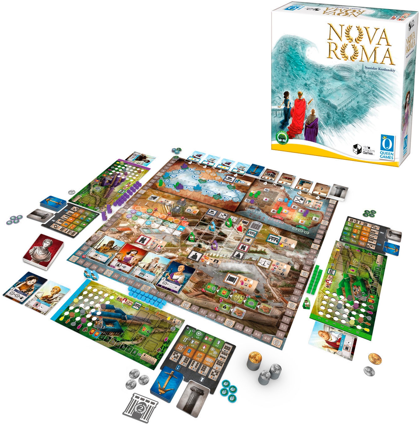 Queen Games Spiel »Nova Roma«, Made in Europe