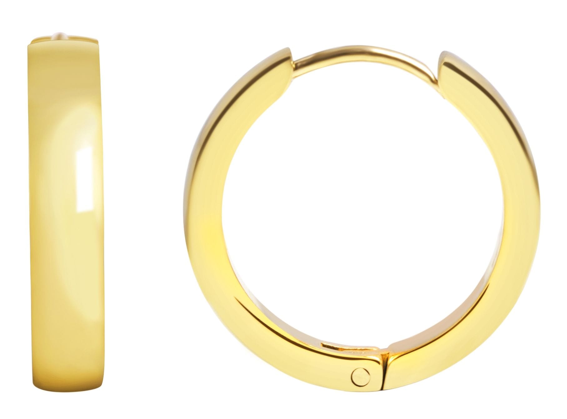 Adelia´s Paar Creolen »Damen Ohrringe ¿ Klappcreole aus Edelstahl«