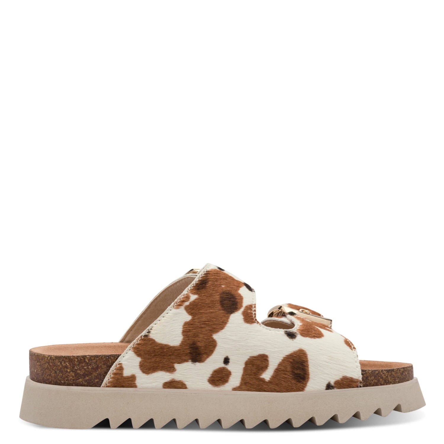 Tamaris Pantolette  Sommerschuh, Schlupfschuh mit angesagtem Kuhmuster