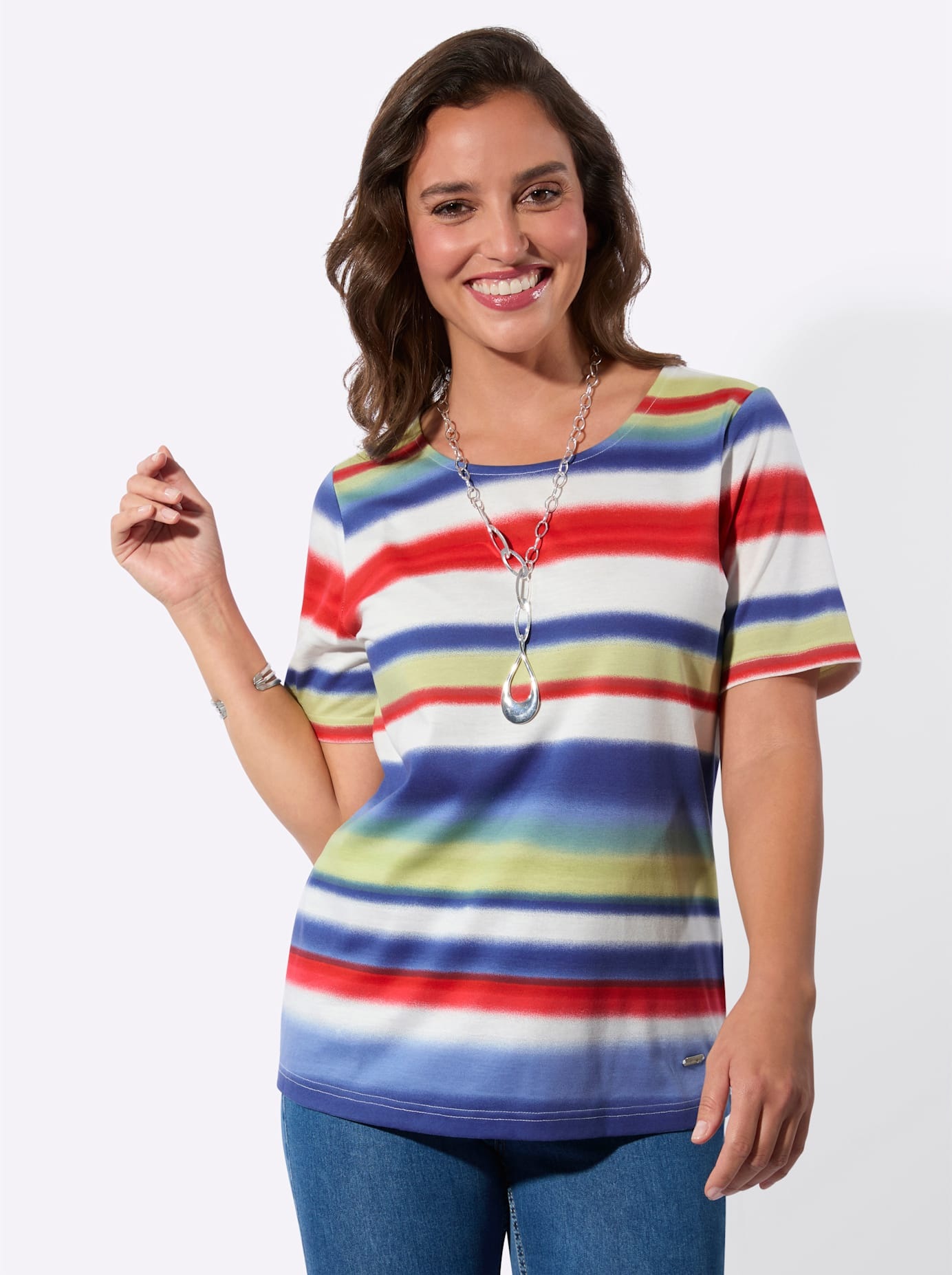 creation L Print-Shirt »Ringelshirt«, 1 tlg.
