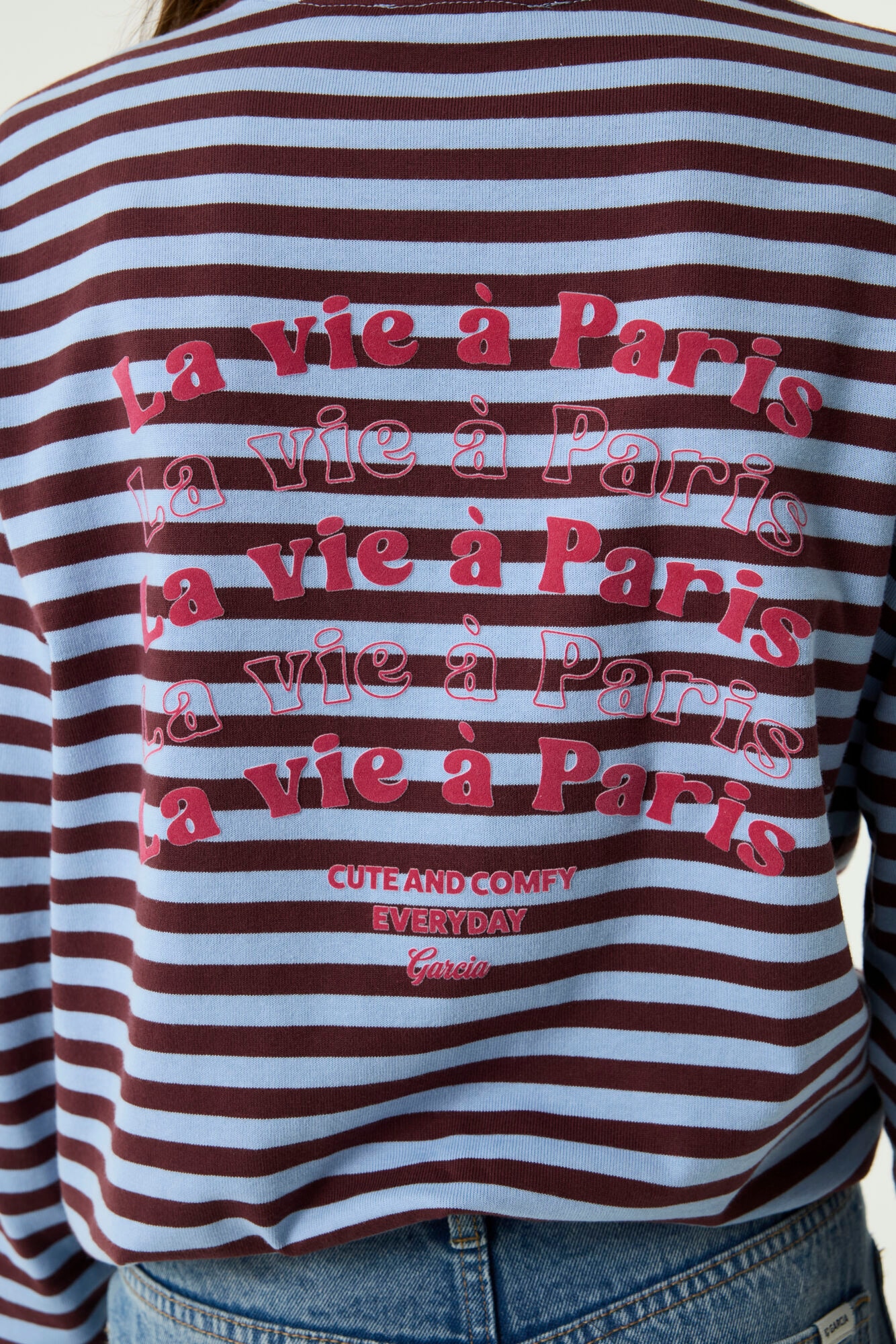 Garcia Langarmshirt mit Schriftzug for GIRLS