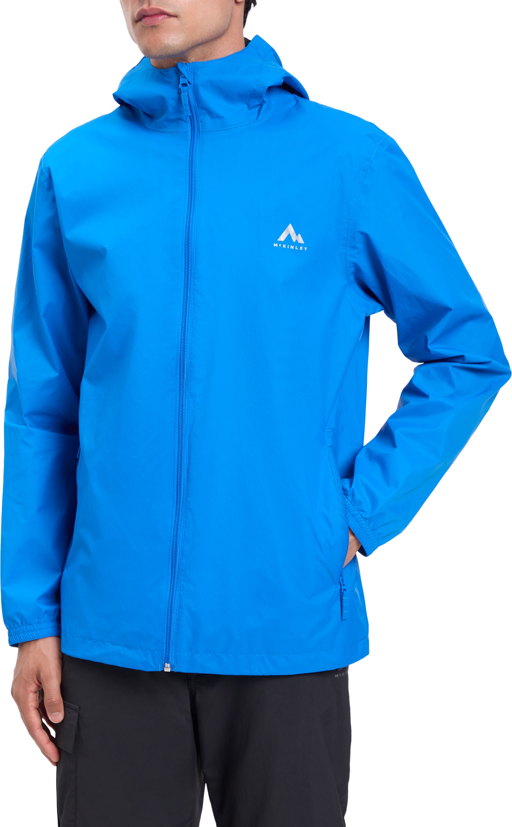 McKINLEY Regenjacke »HE.-REGENJACKE KEREOL V M« sportlicher Stil, mit AQUAMAX-Technologie, winddicht, atmungsaktiv