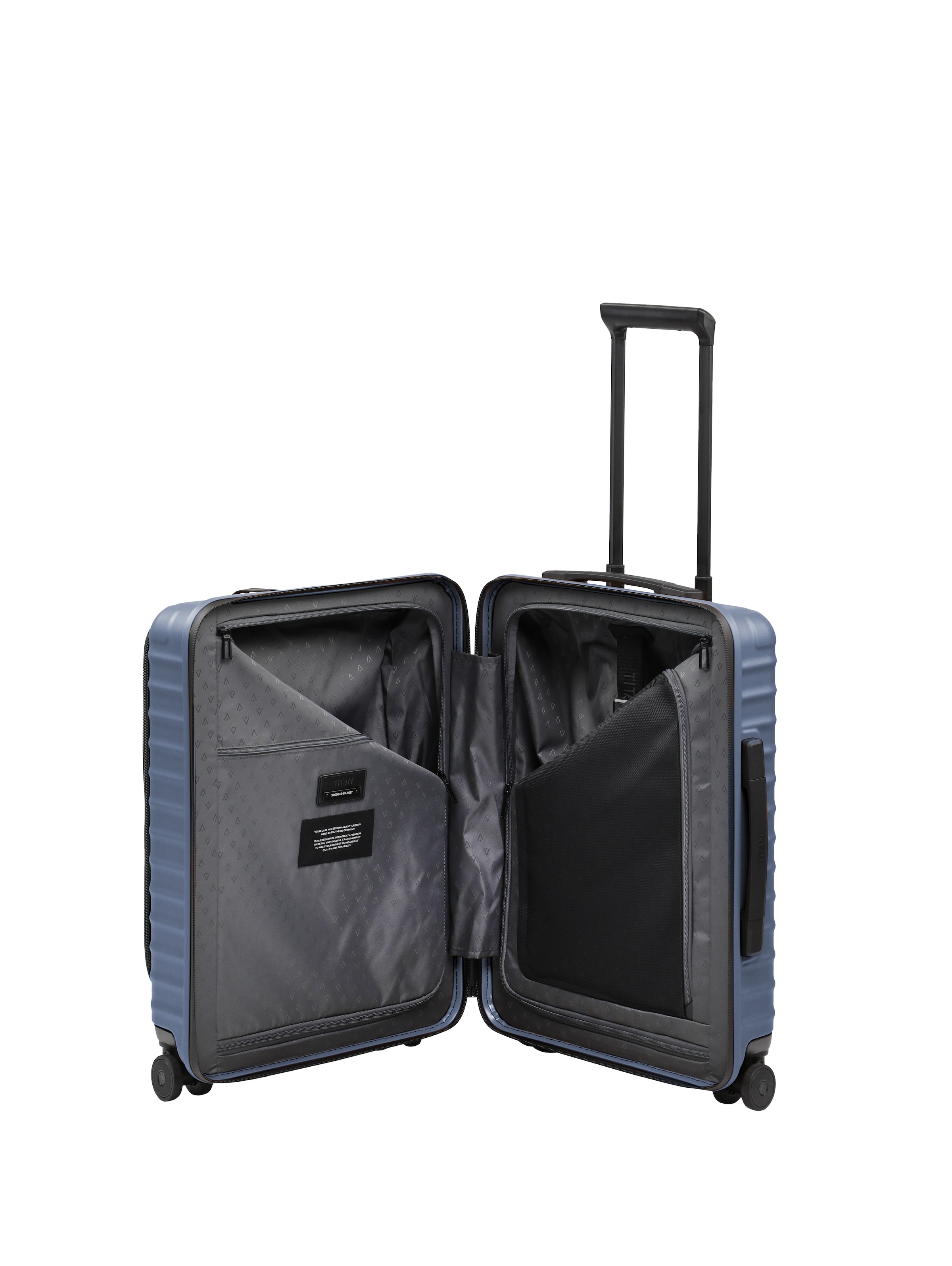 TITAN - Made in Germany Trolley »UPGRADE Koffer Hartschale« 42 l 4 Rollen mit kratzresistenter Oberfläche und cleverer Innenaufteilung
