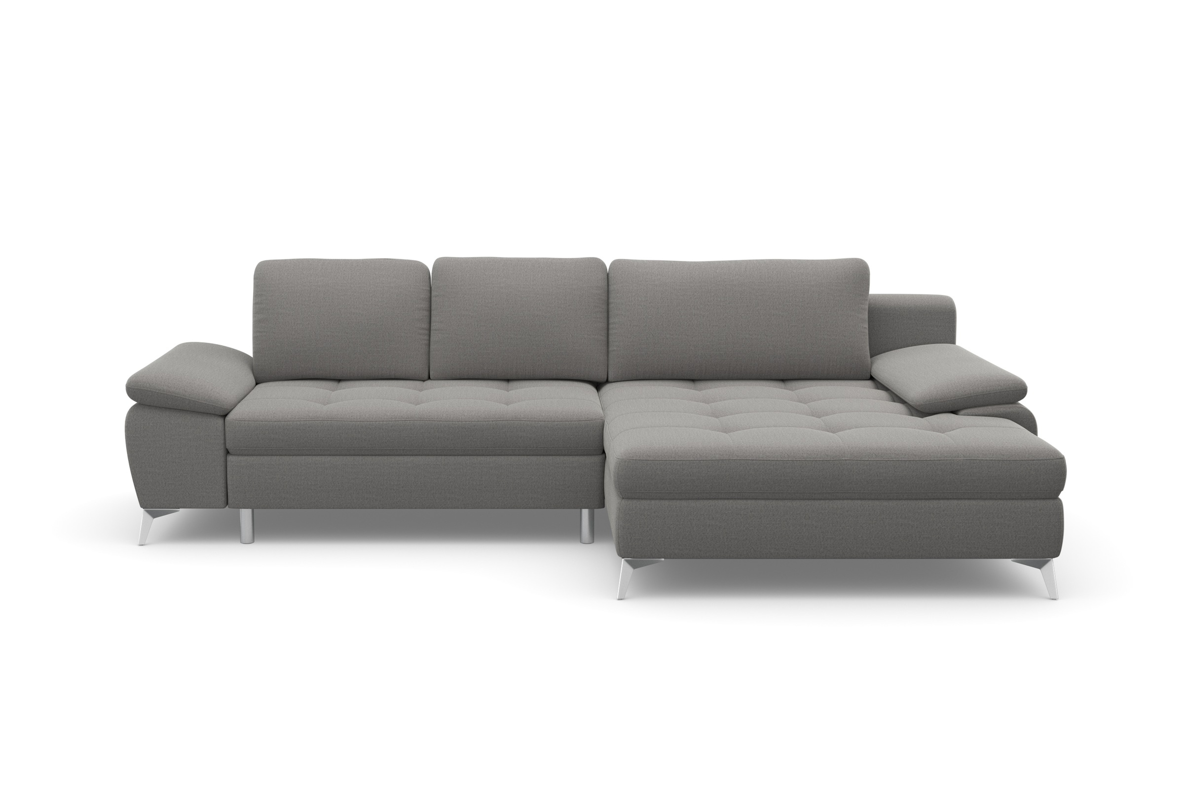 sit&more Ecksofa »Latigo L-Form«, mit Mega-Recamiere, wahlweise mit Bettfunktion und Bettkasten